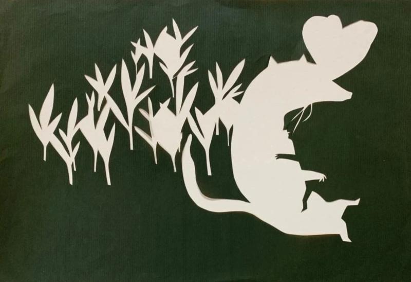 Untitled, papercut by Gémeo Luis