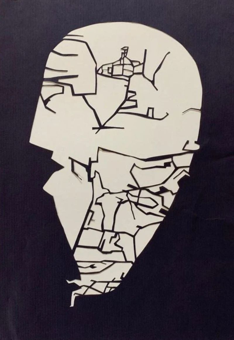 Untitled, papercut by Gémeo Luis