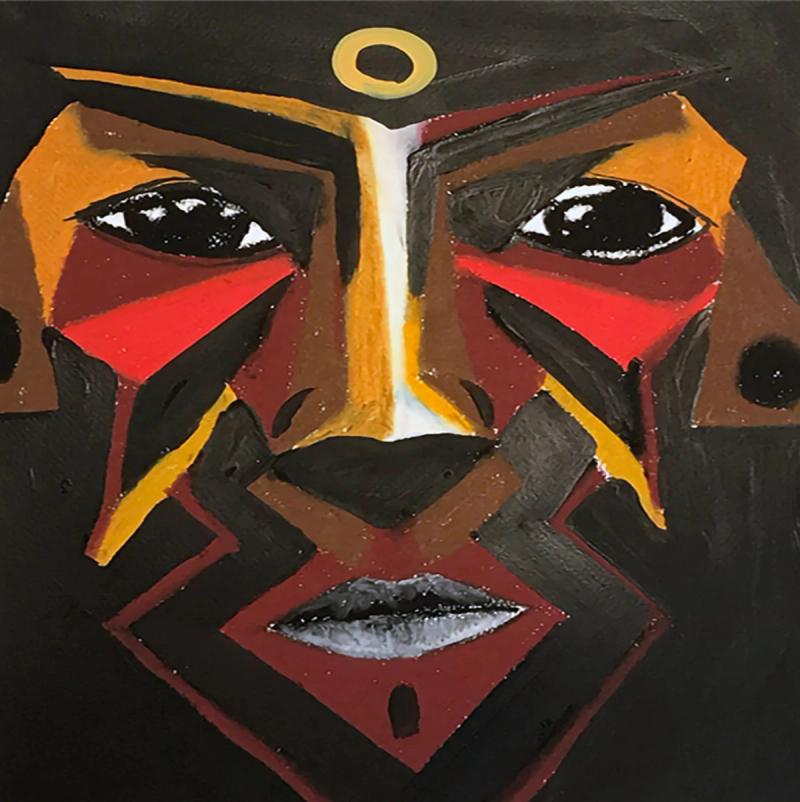 Ancestro de Jazz, painting by Chisko Mojica