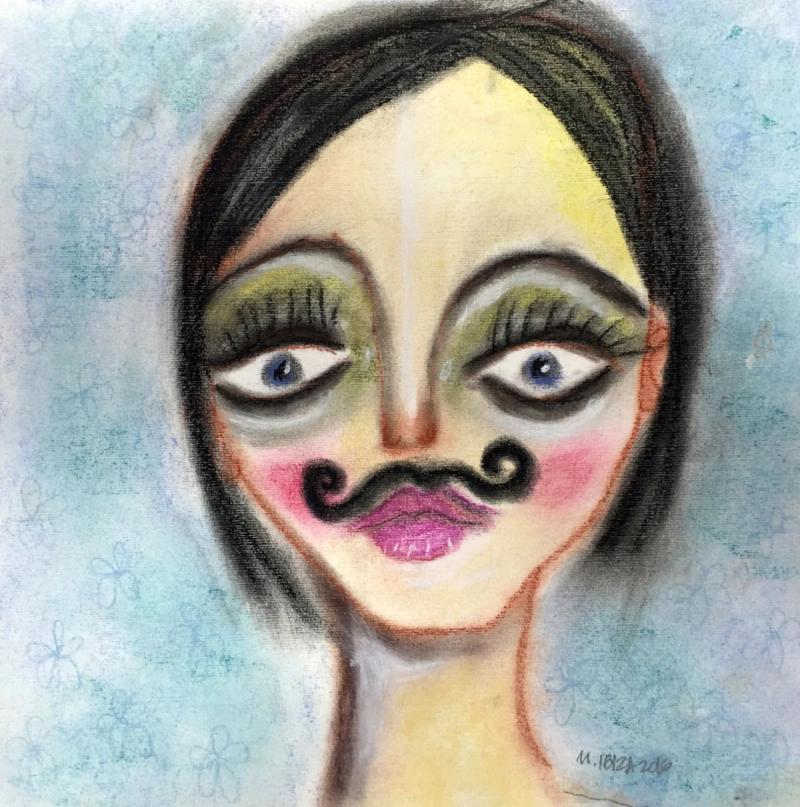 Bigotuda, drawing by Ibiza Castañeda