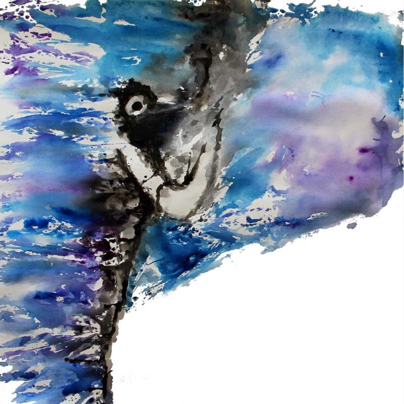 Animales de Poder / Elefante, painting by Caro G. Solar