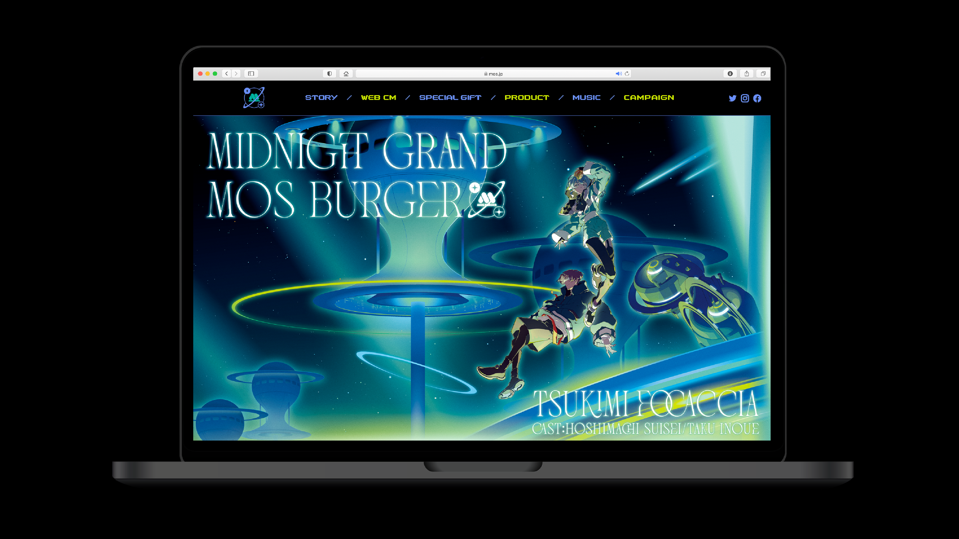 Midnight Grand Orchestra × MOS BURGER Web