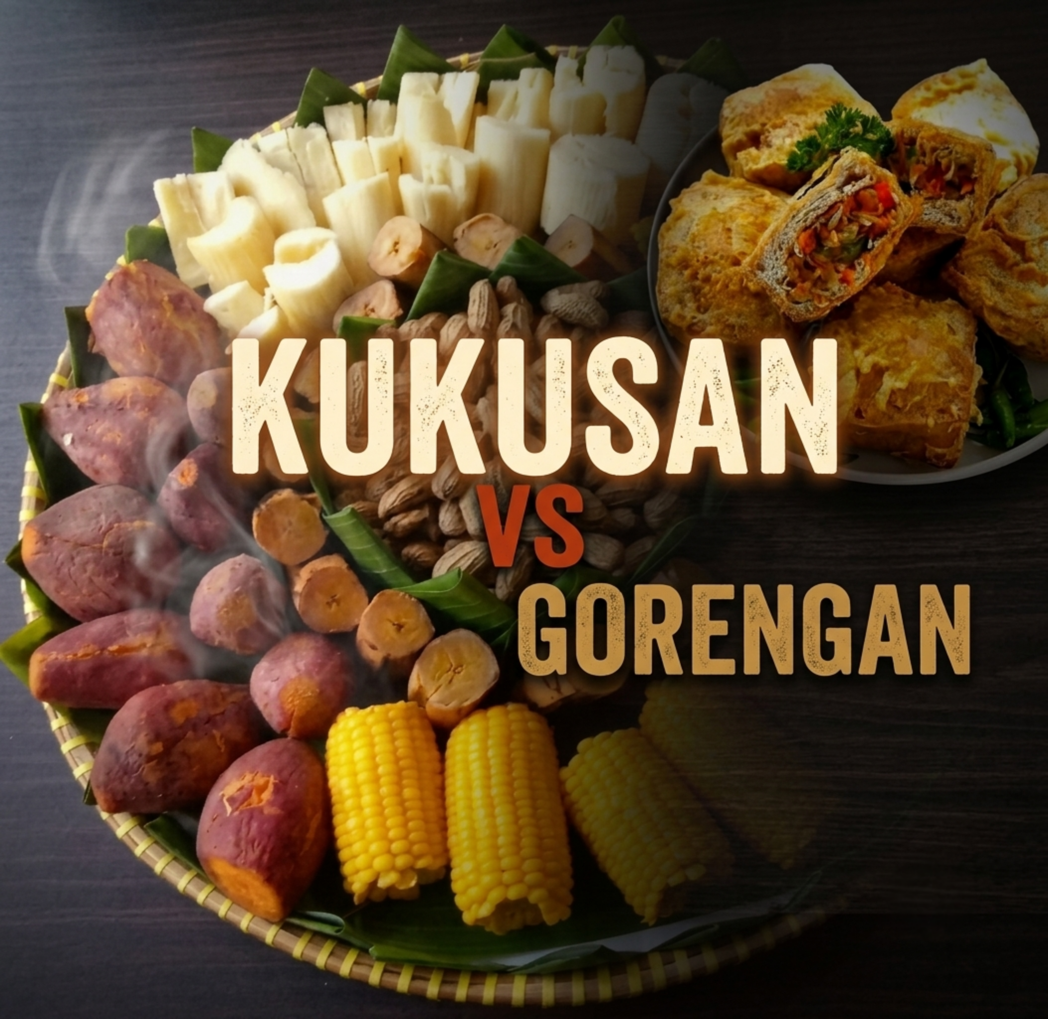 Perbandingan makanan dikukus dan digoreng: ubi kukus sehat tanpa minyak dari Kukusan UwUw