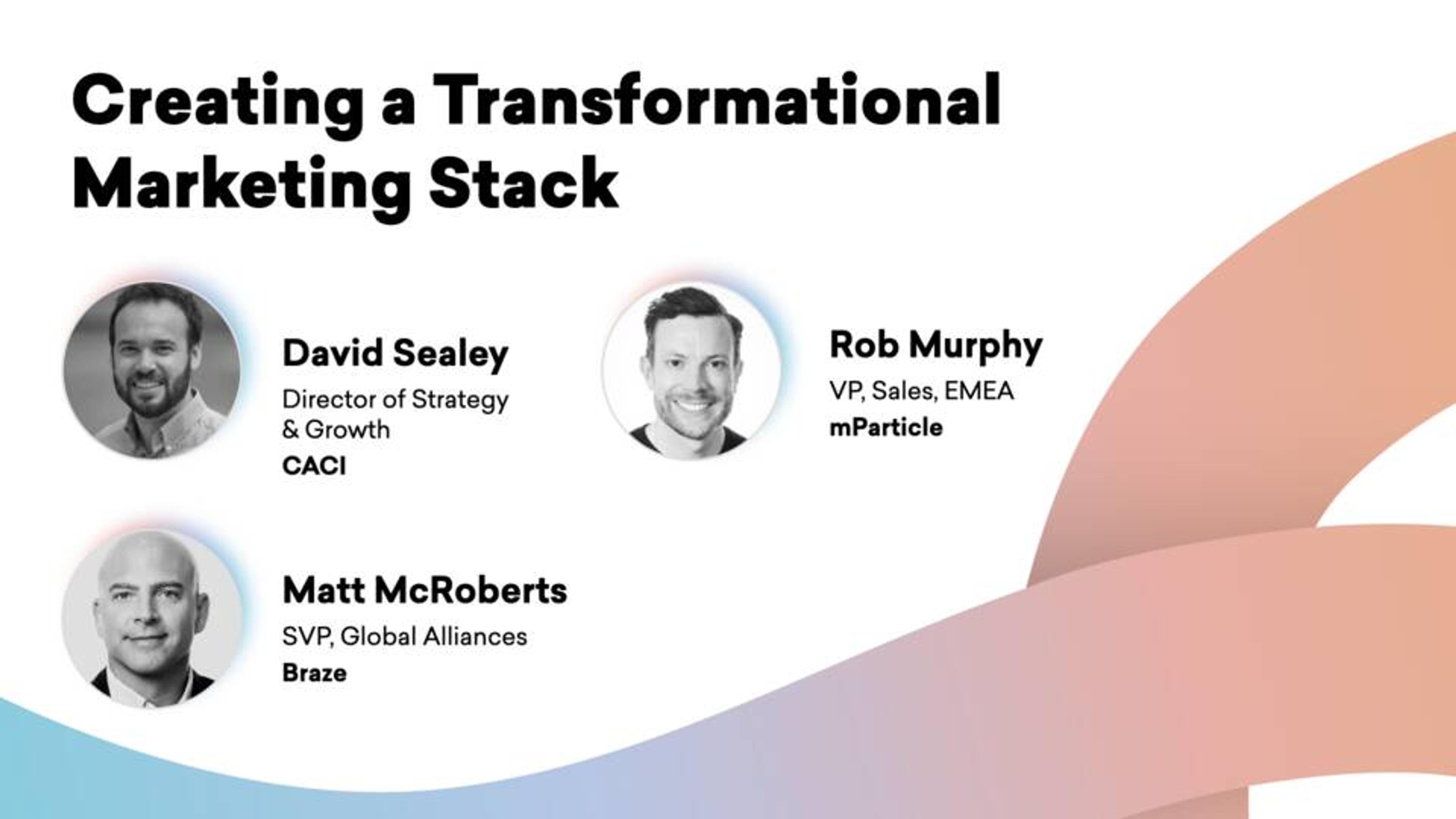 Creating a Transformational Marketing Stack