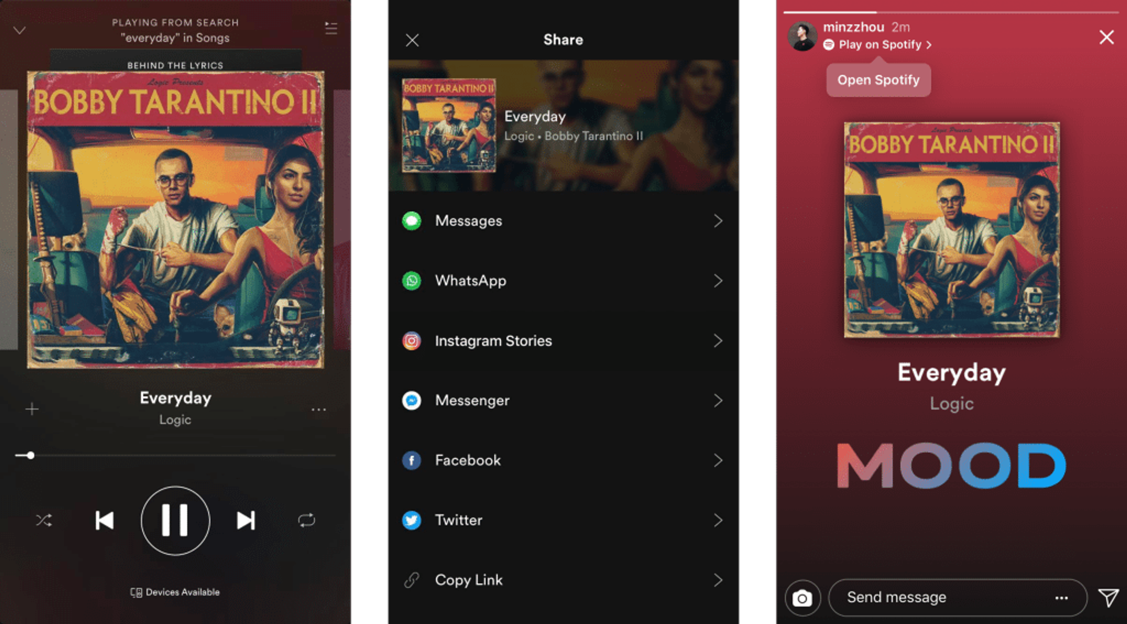 Simplified content sharing to Facebook and Instagram stories (Source: Buffer)