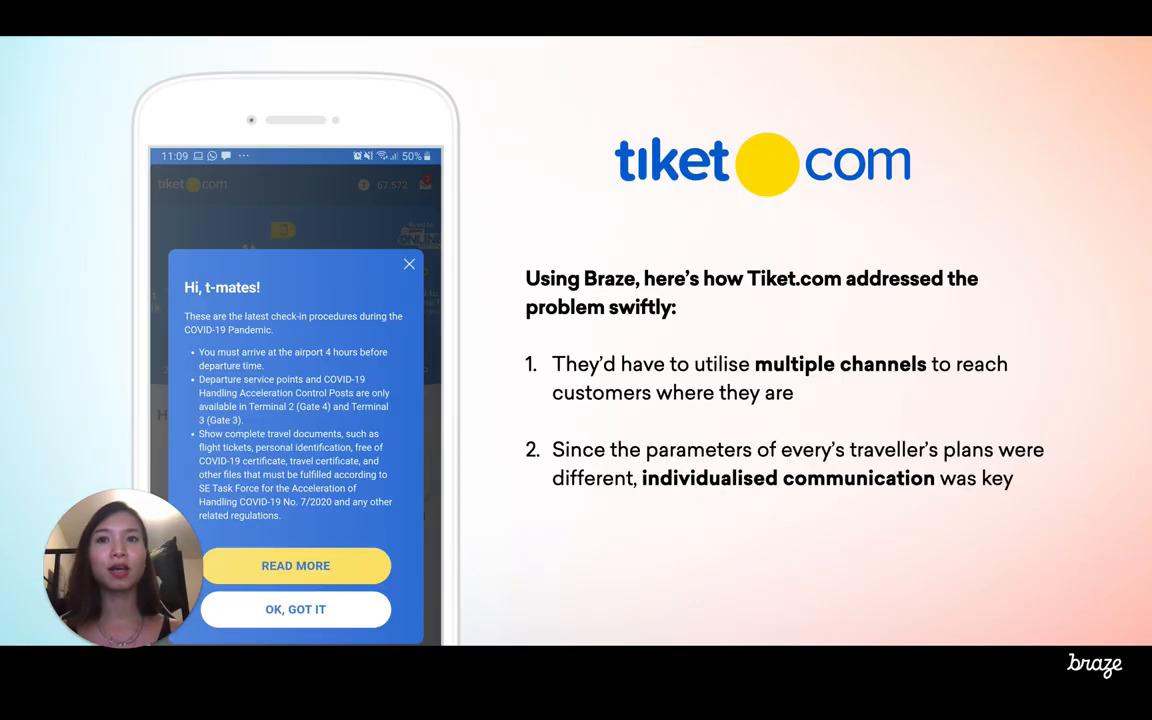 Testimonial-How Tiket.Com Used Braze To Navigate Cross-Channel Messaging In a COVID-19 World