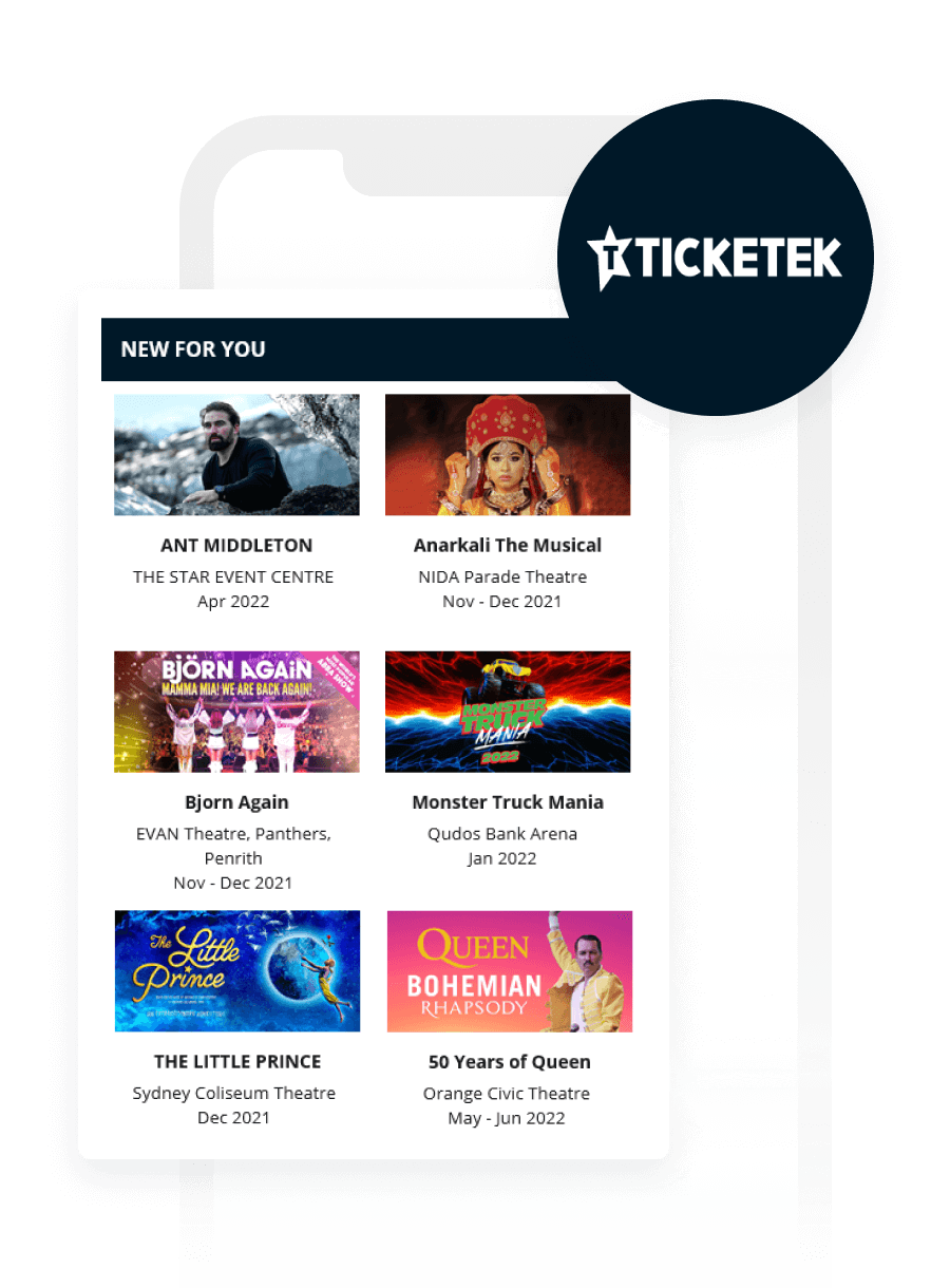 Ticketek Brings Personalized Event to Customers With Braze, Snowflake, and Amazon