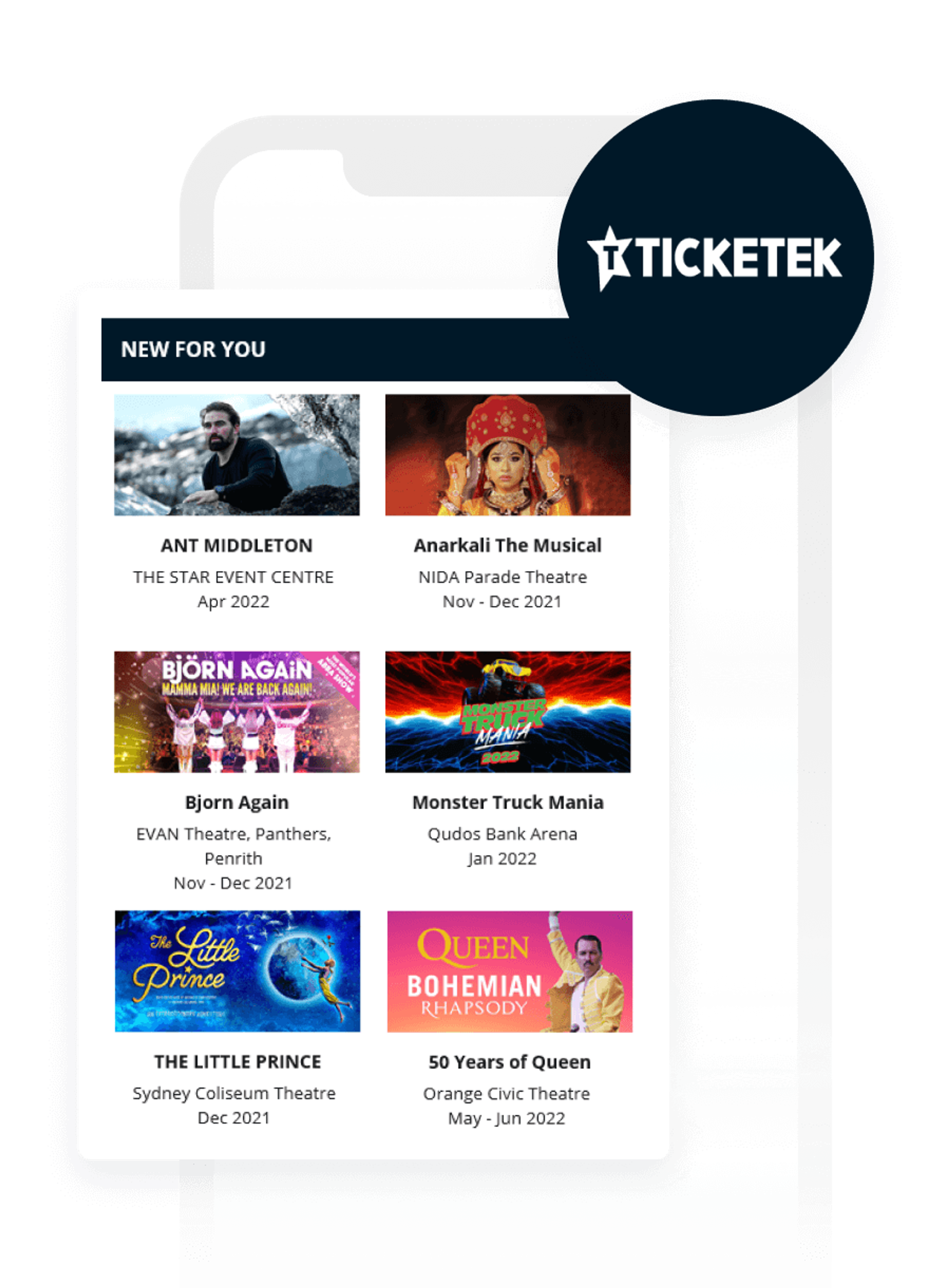 Ticketek Brings Personalized Event Recommendations to Customers With Braze, Snowflake, and Amazon