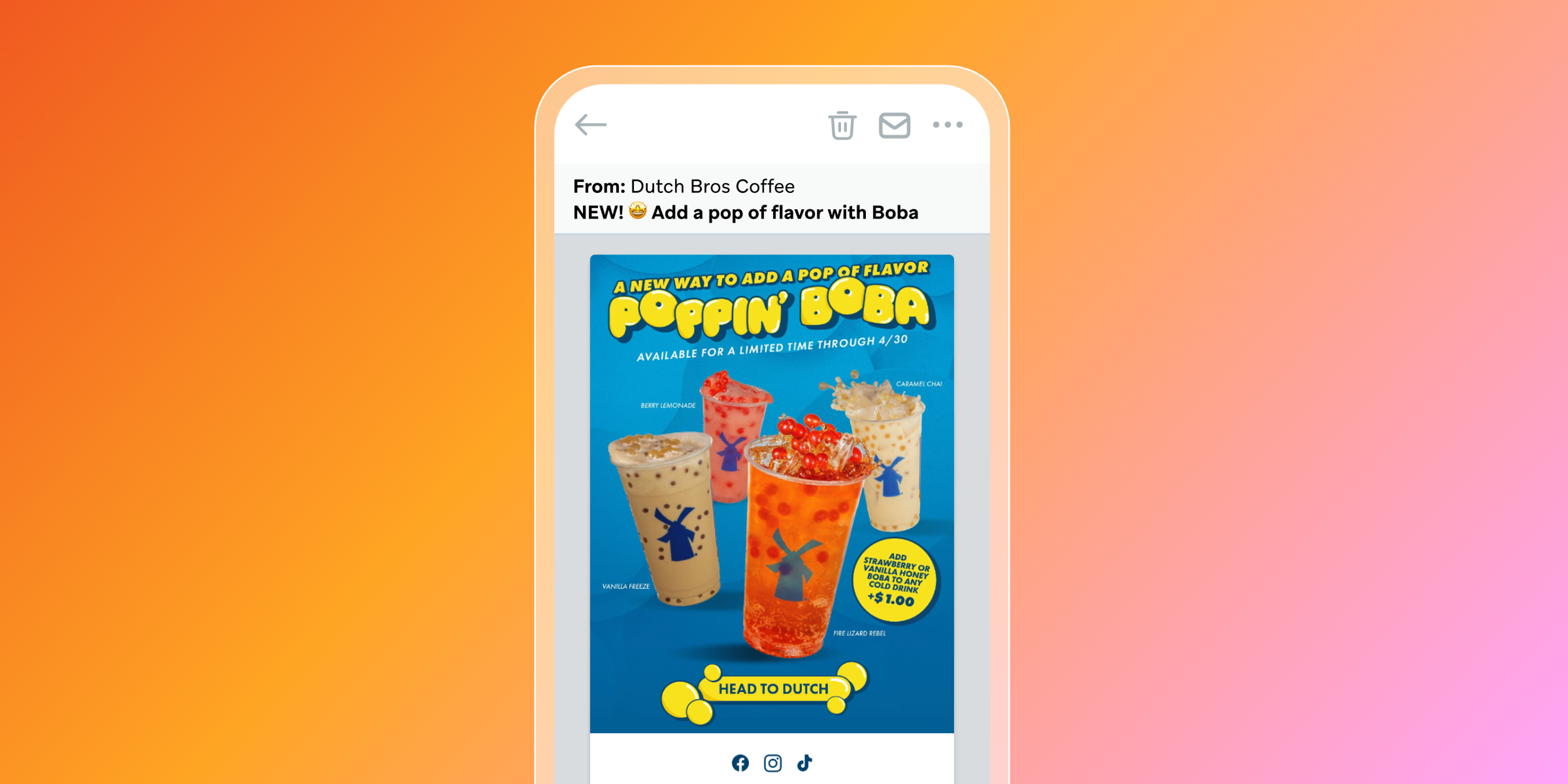 Messages from Dutch Bros