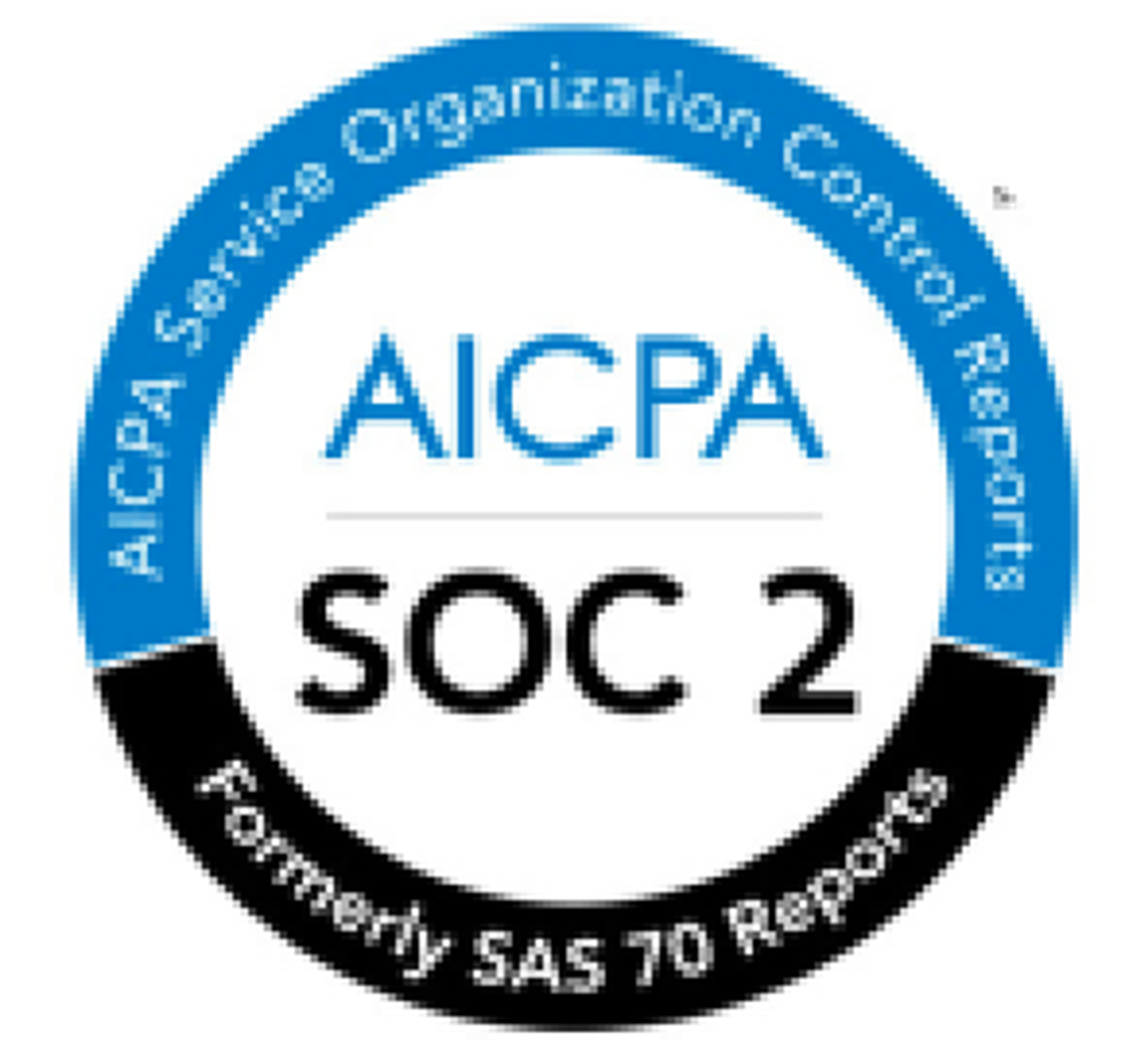 um logotipo para relatórios aicpa soc 2, anteriormente sas 70