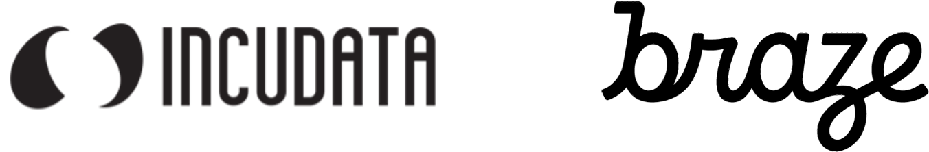 インキュデータとブレイズのロゴが並んでいます。両社はデジタルマーケティングに関連するサービスを提供しています。