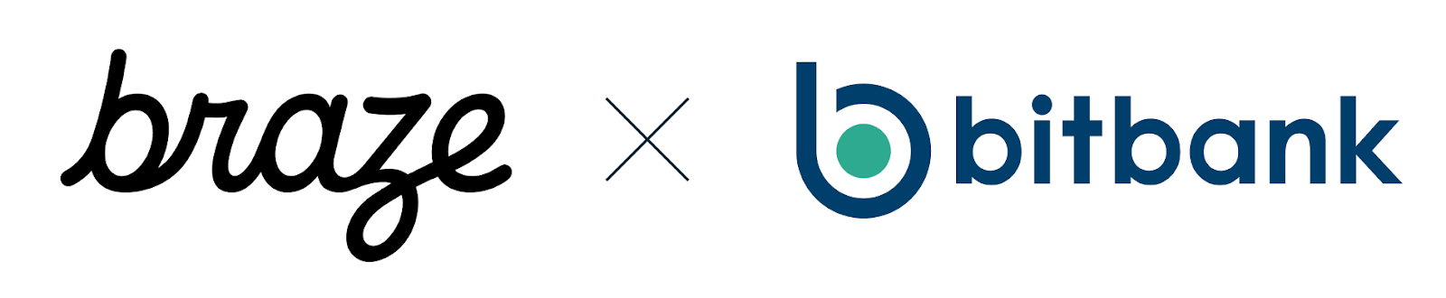 bitbankとbrazeのロゴが並んでいる