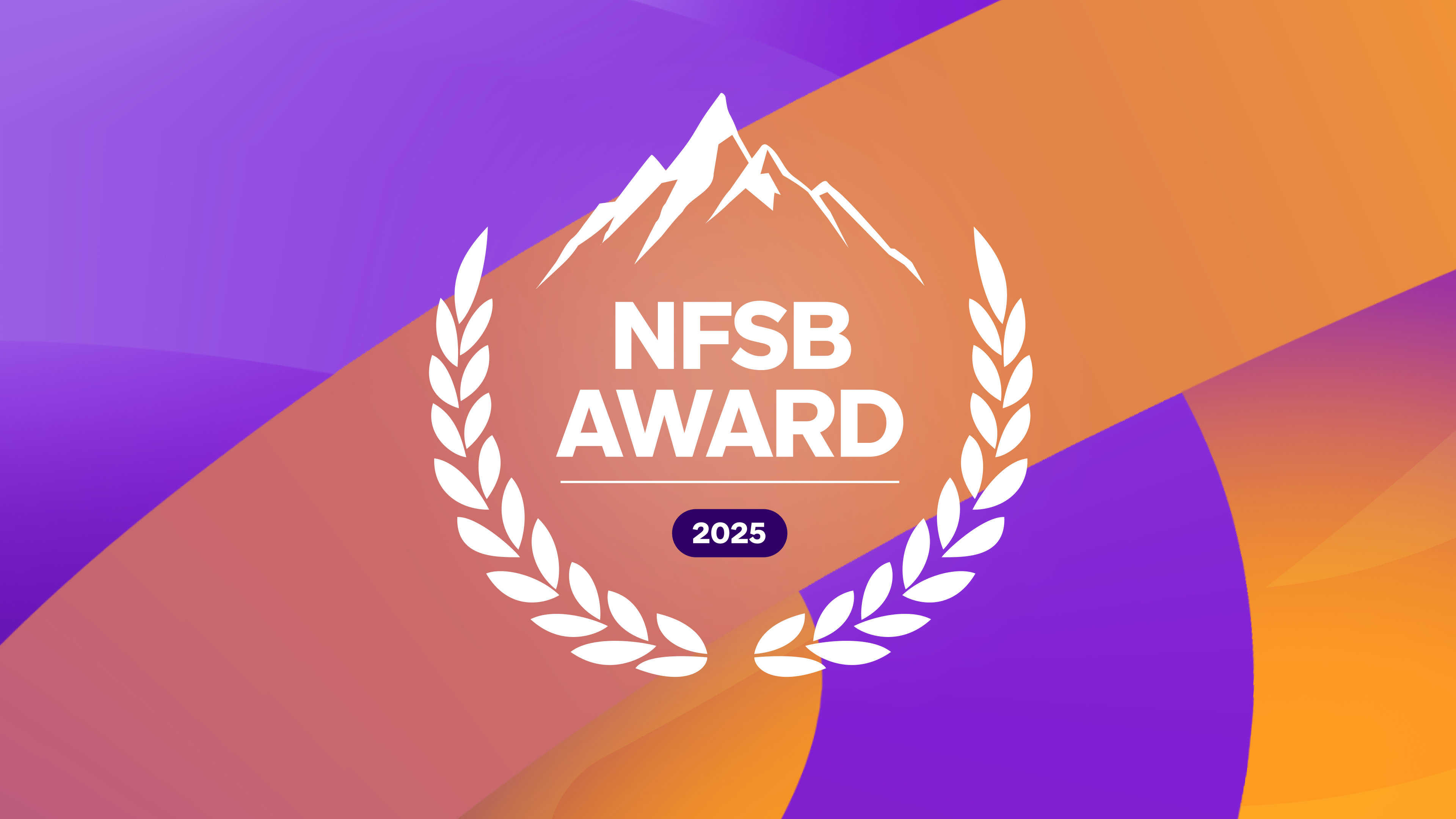 a logo for the nfsb award in 2025