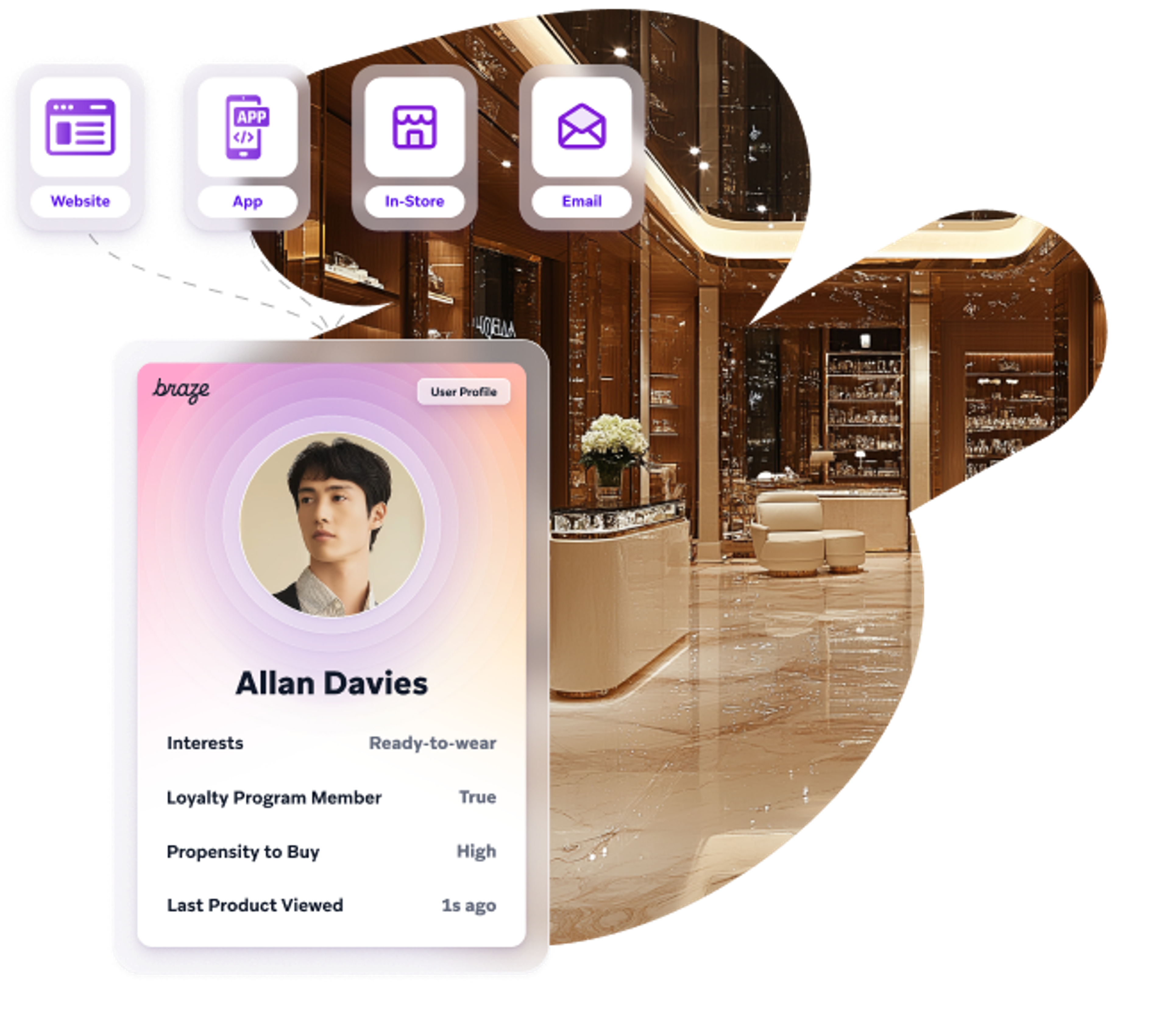 a phone with a picture of allan davies on it