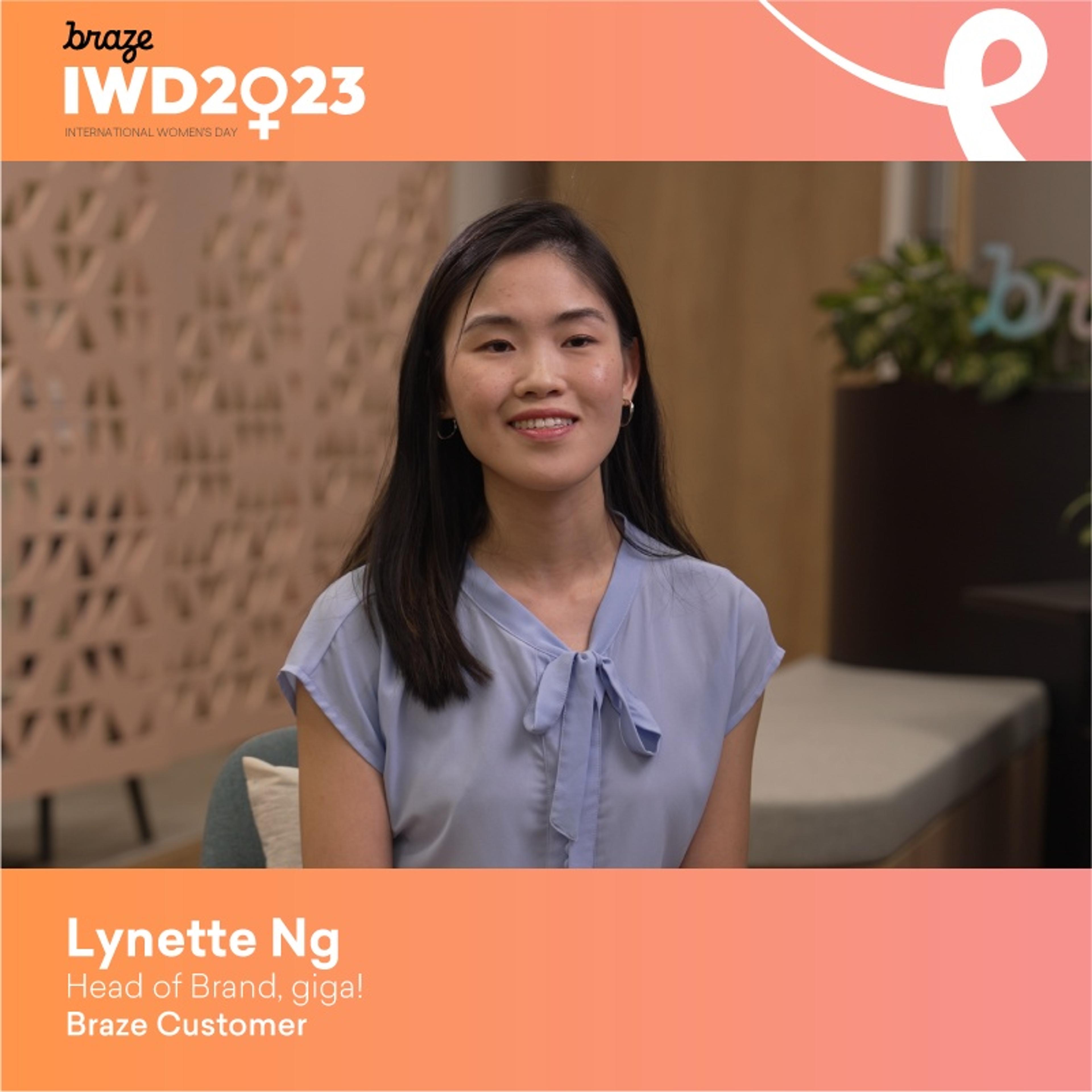 Braze APAC IWD_BrazeEquity with Lynette