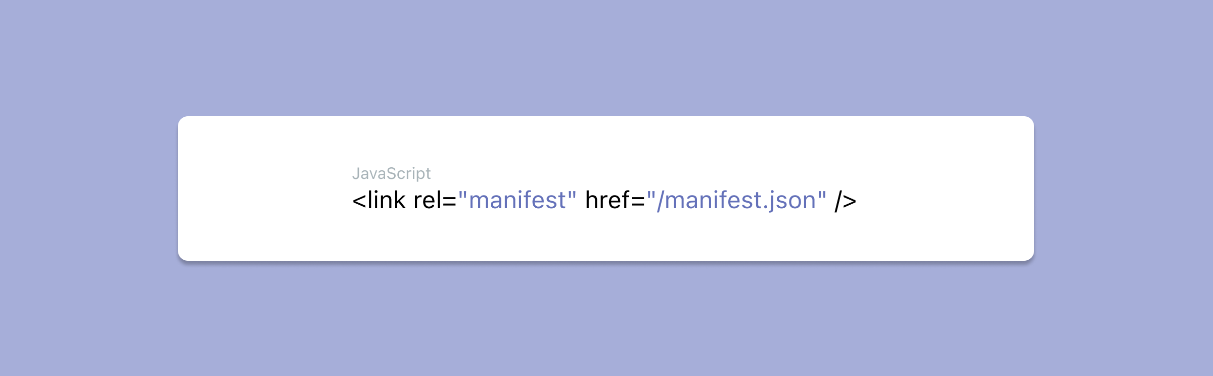 a javascript code is displayed on a purple background