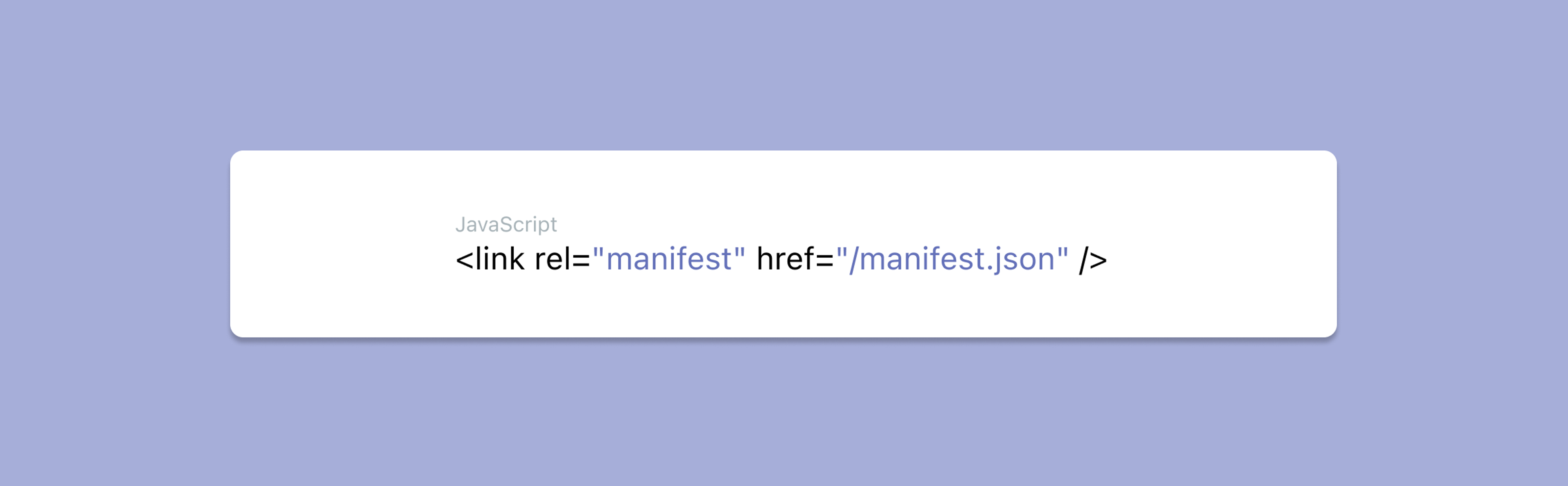 a javascript code is displayed on a purple background