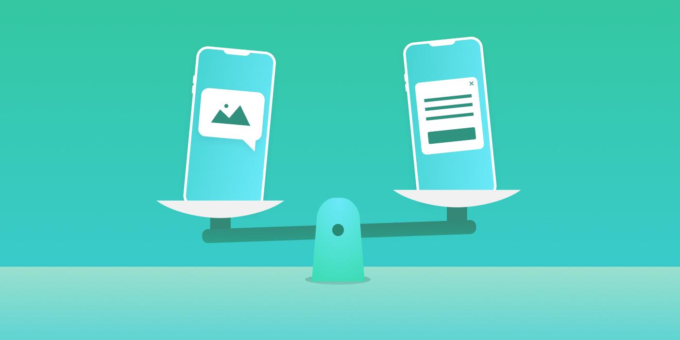 What’s the Difference Between Push Notifications and In-App Messages?