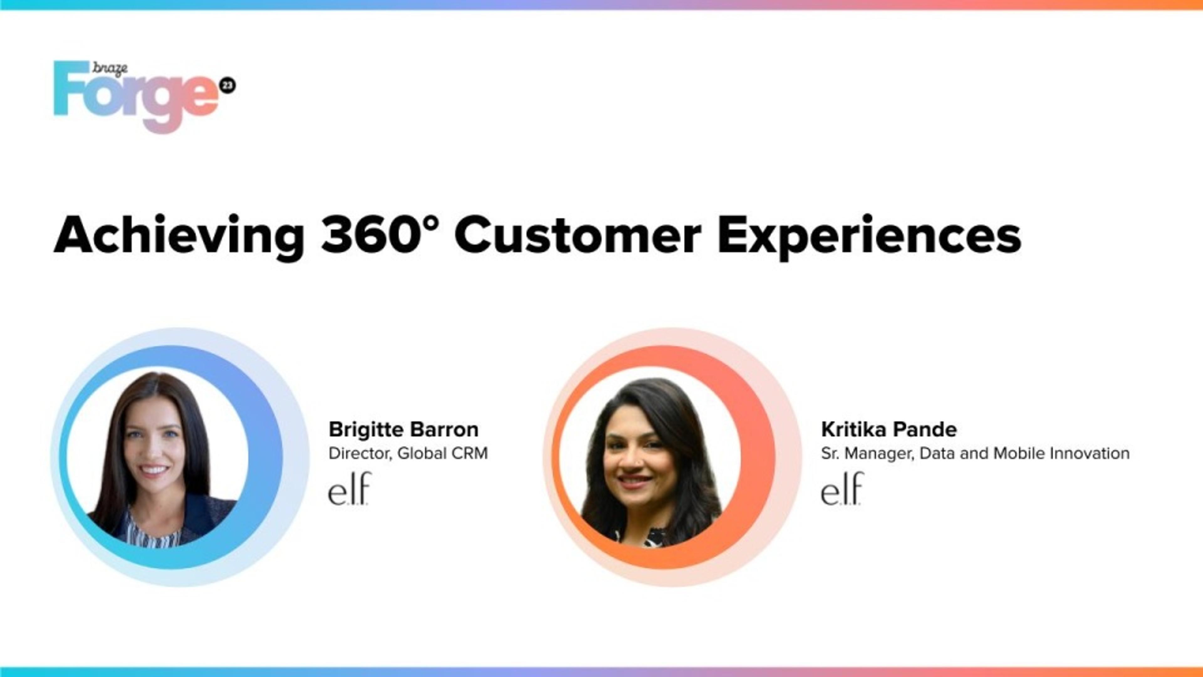 Achieving 360° Customer Experiences