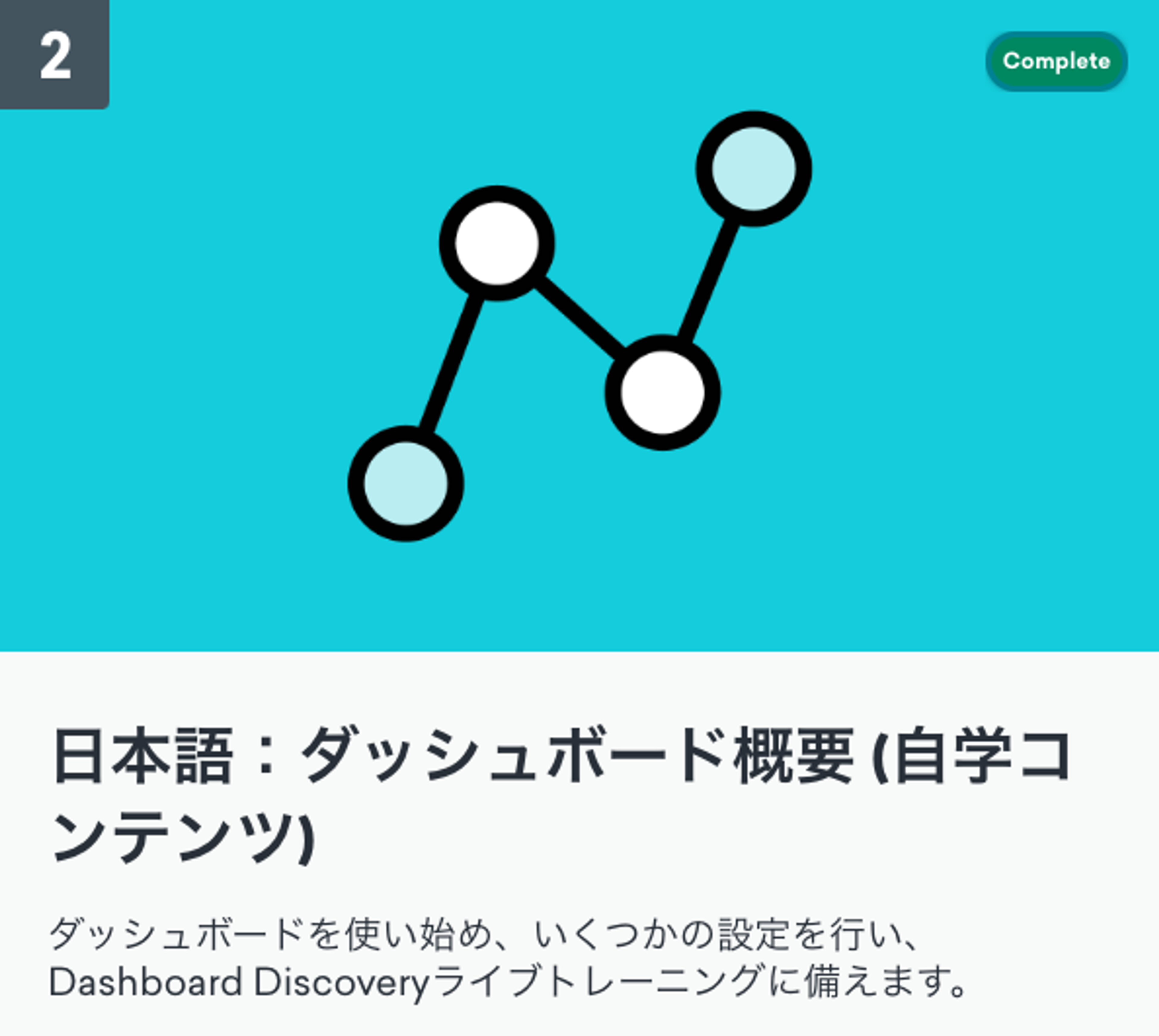 ダッシュボードの概念を示す図。自学コンテンツの一部です。