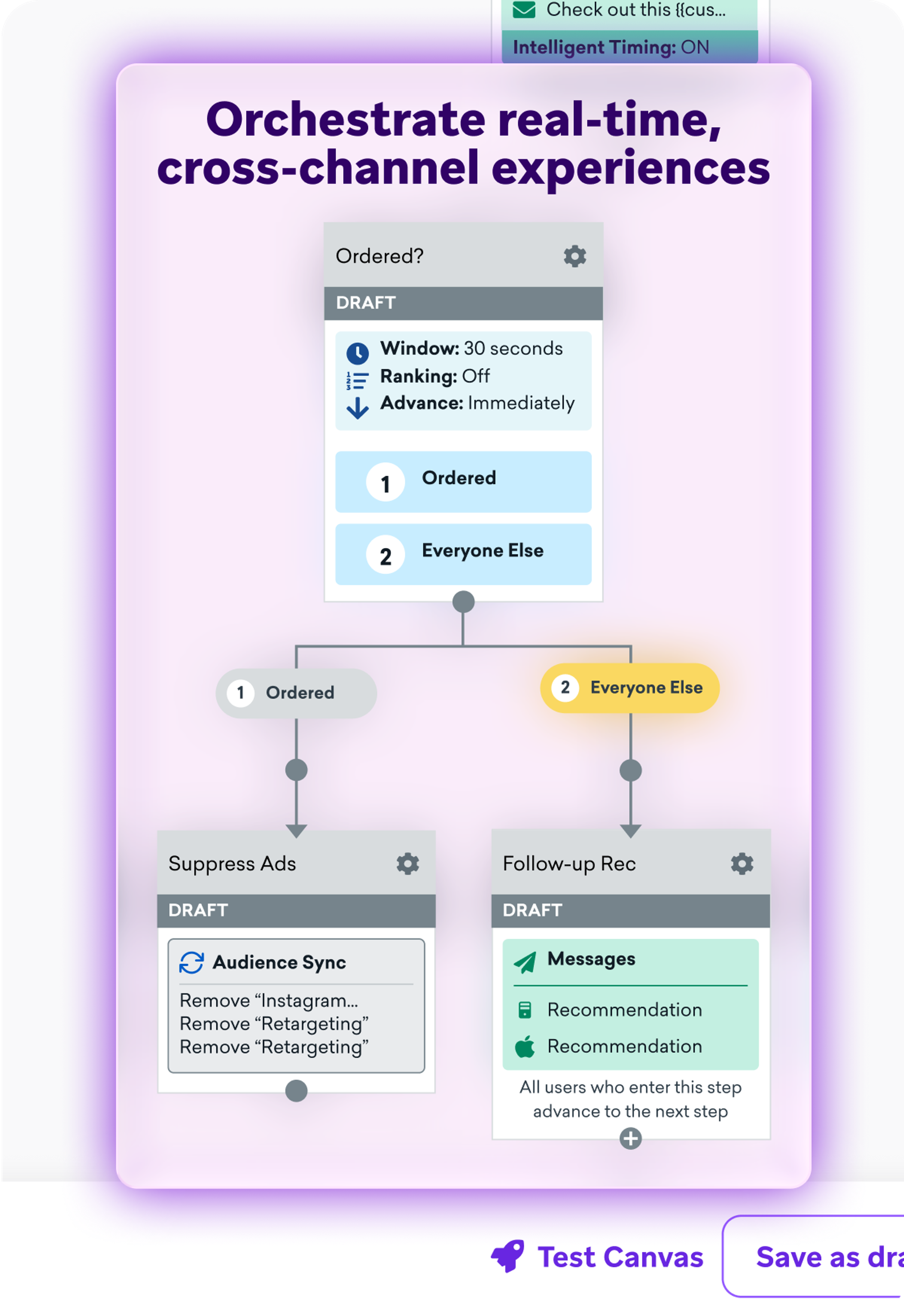 The Canvas Builder page