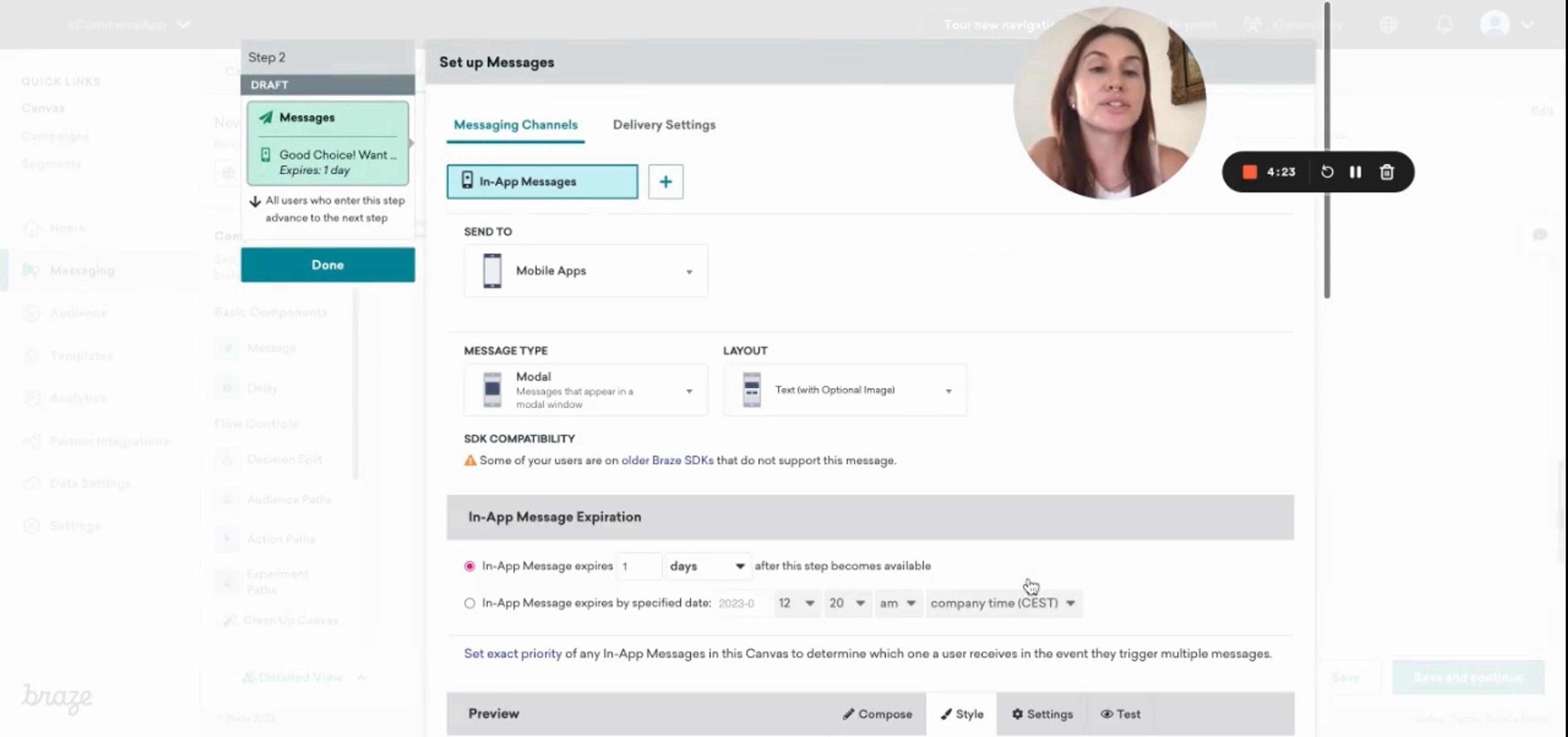 Product Features - Preview the Braze Platform