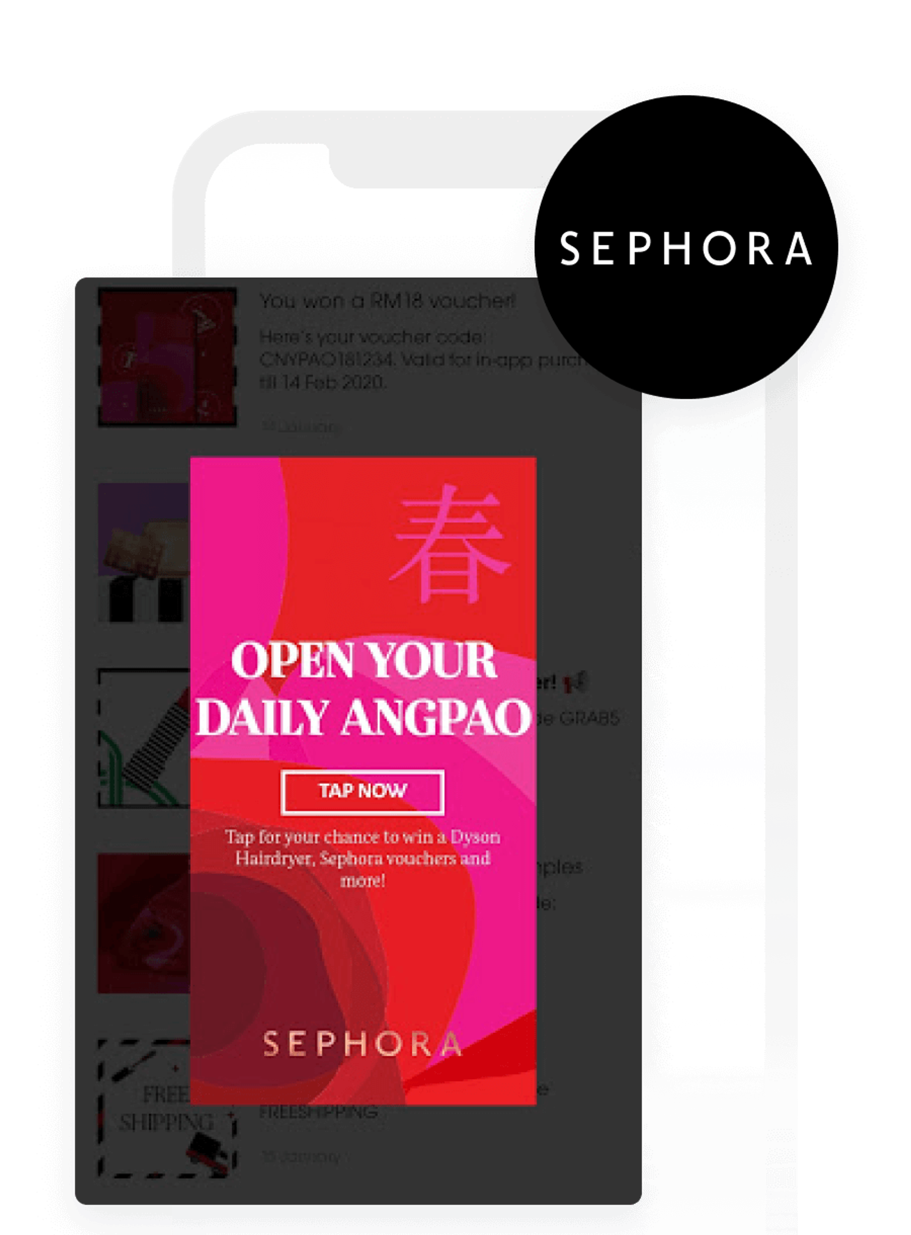 Sephora SEA Used In-App Message Gamification to Increase Purchases by 132%