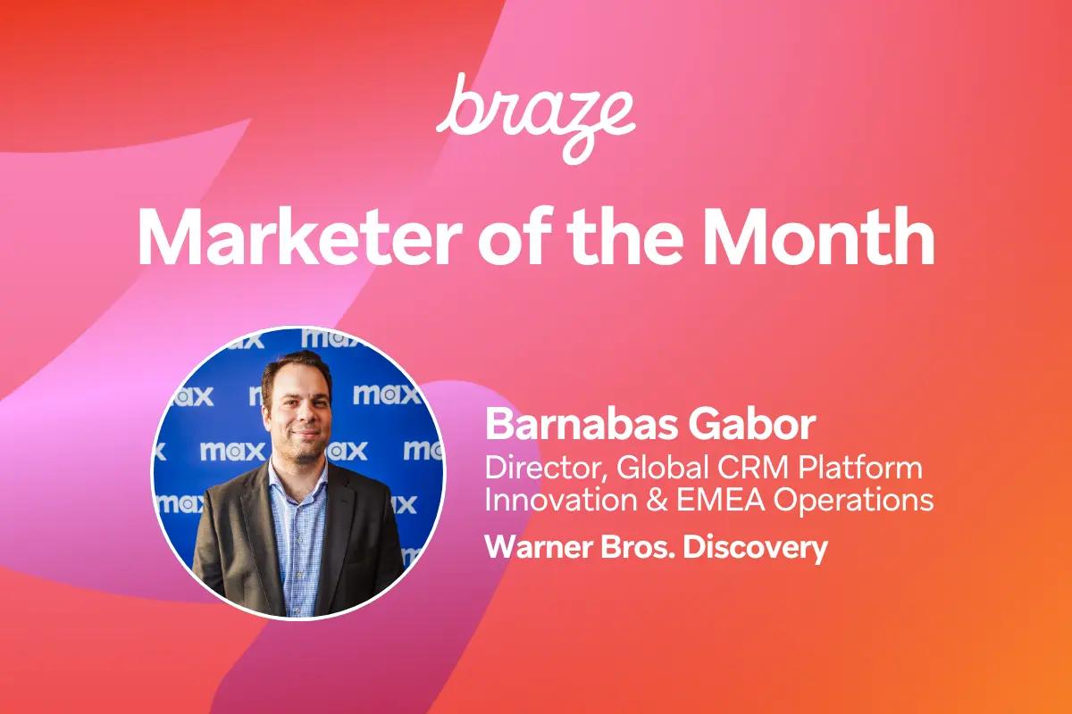 a man in a suit is the marketer of the month .