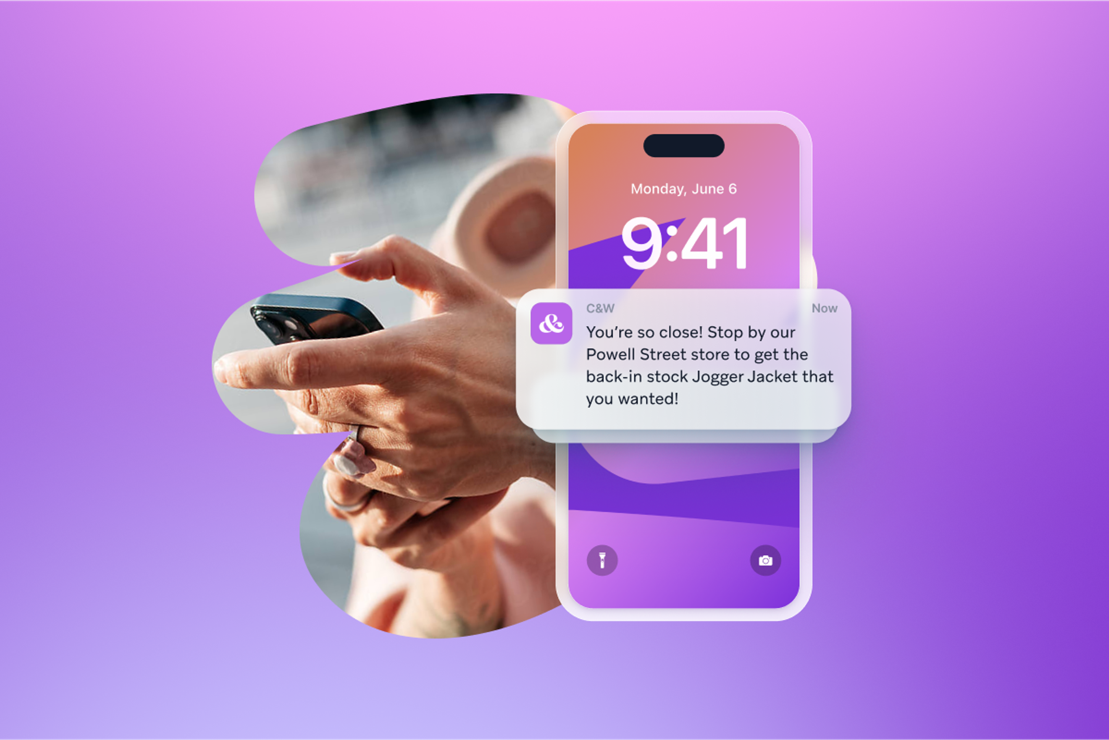 a phone that says monday june 6 at 9:41