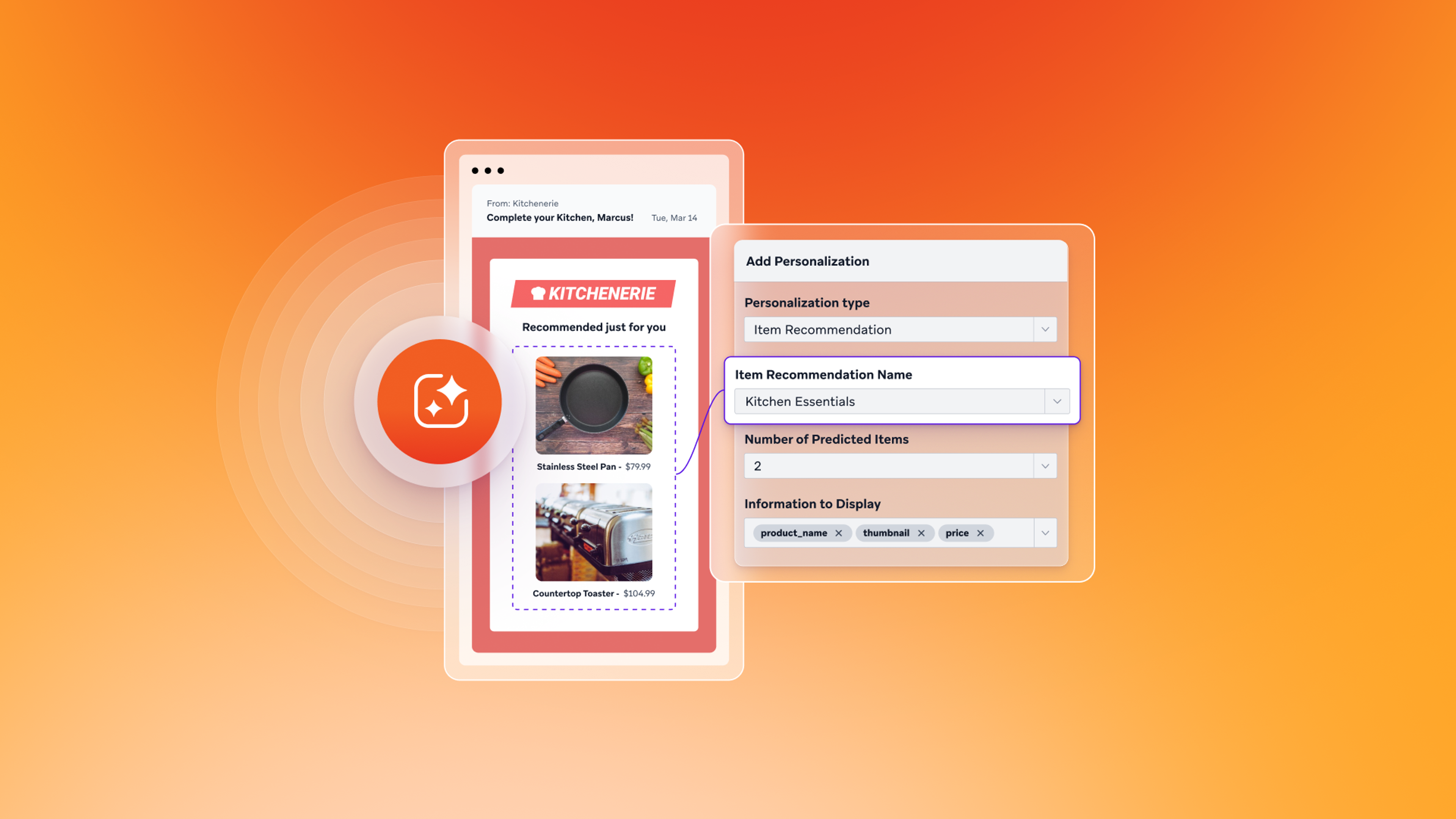 a screenshot of a website that says kitchenerie