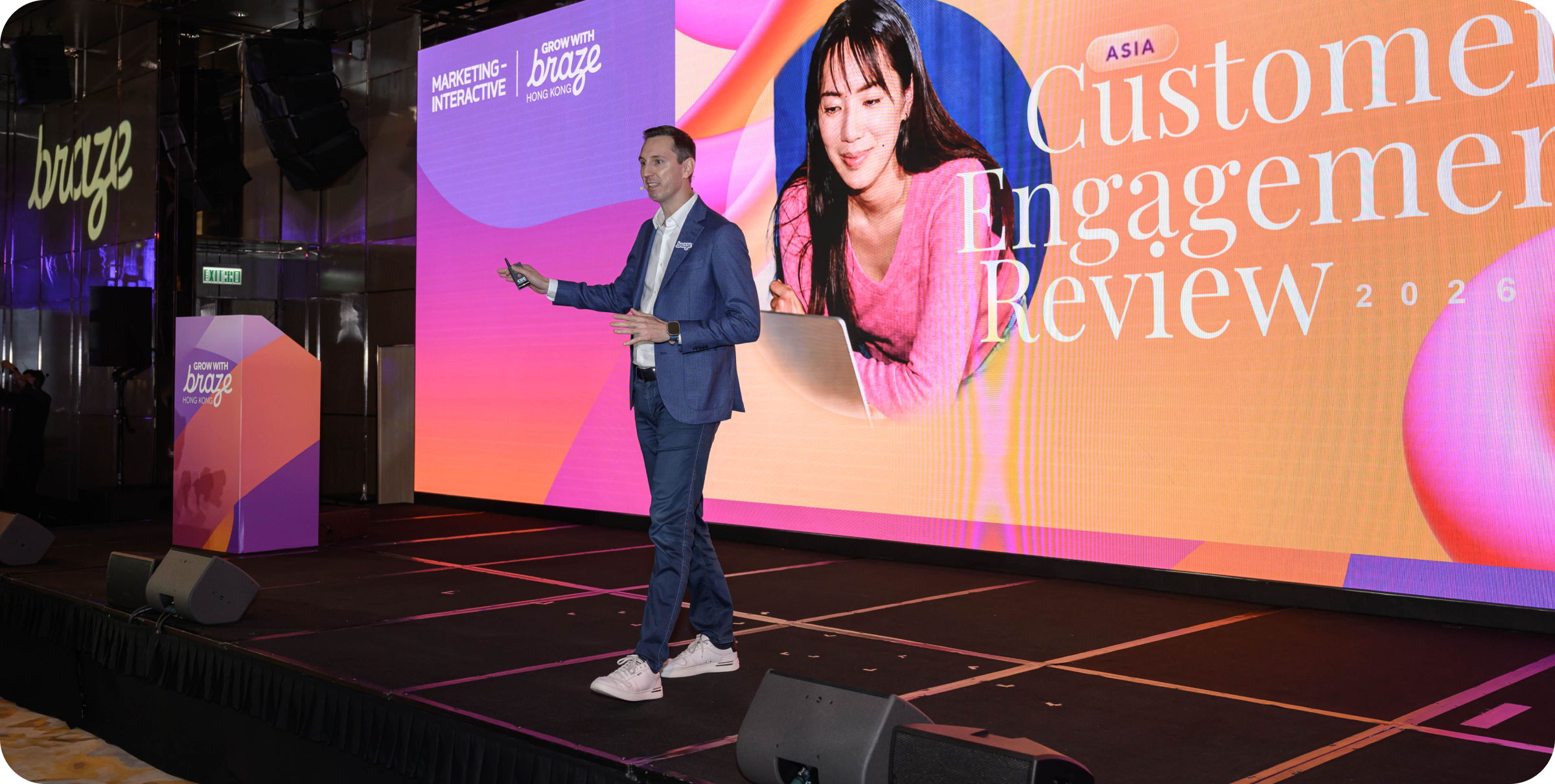 A screen displaying the Asia Customer Engagement Review