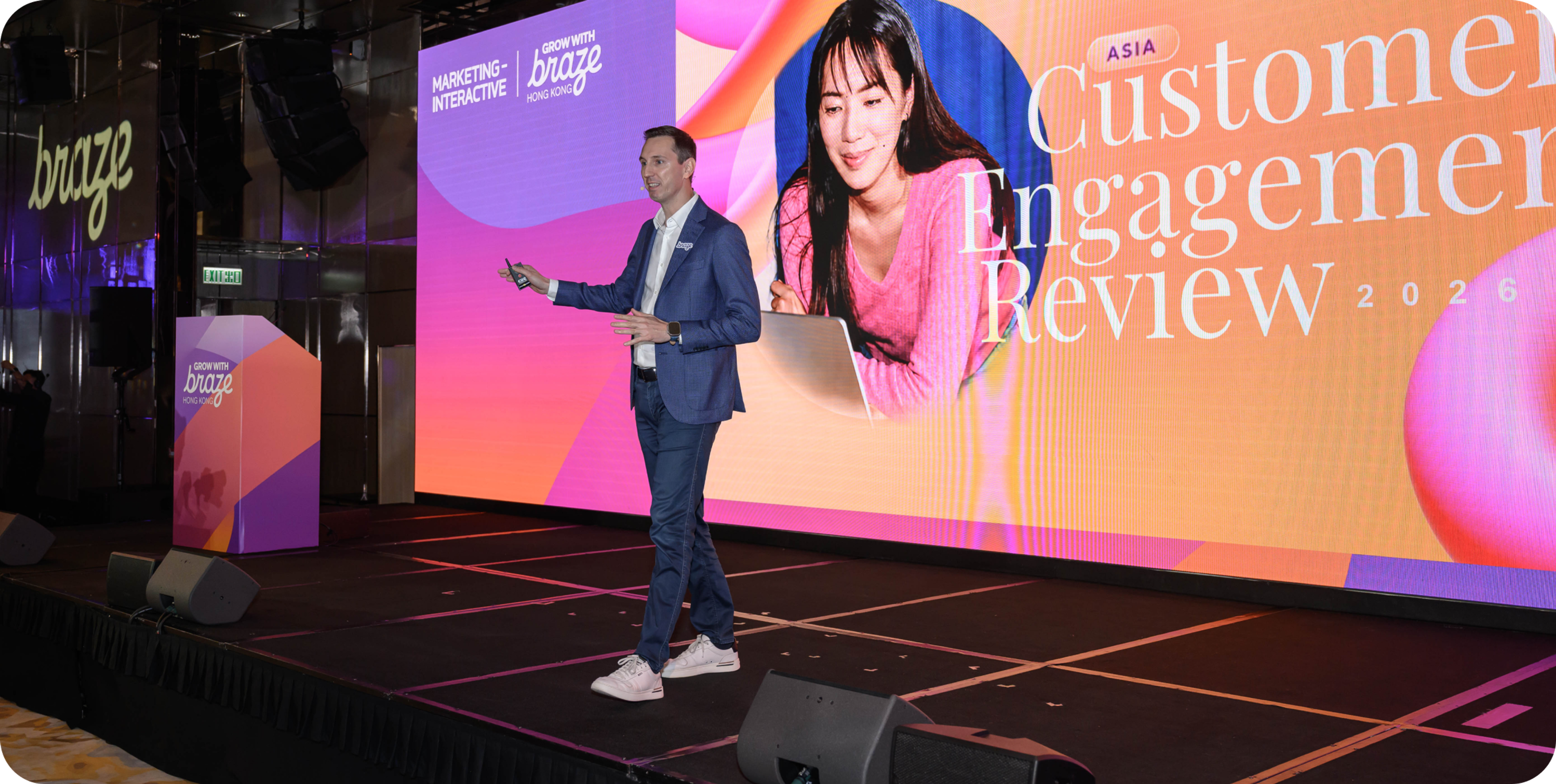 A screen displaying the Asia Customer Engagement Review