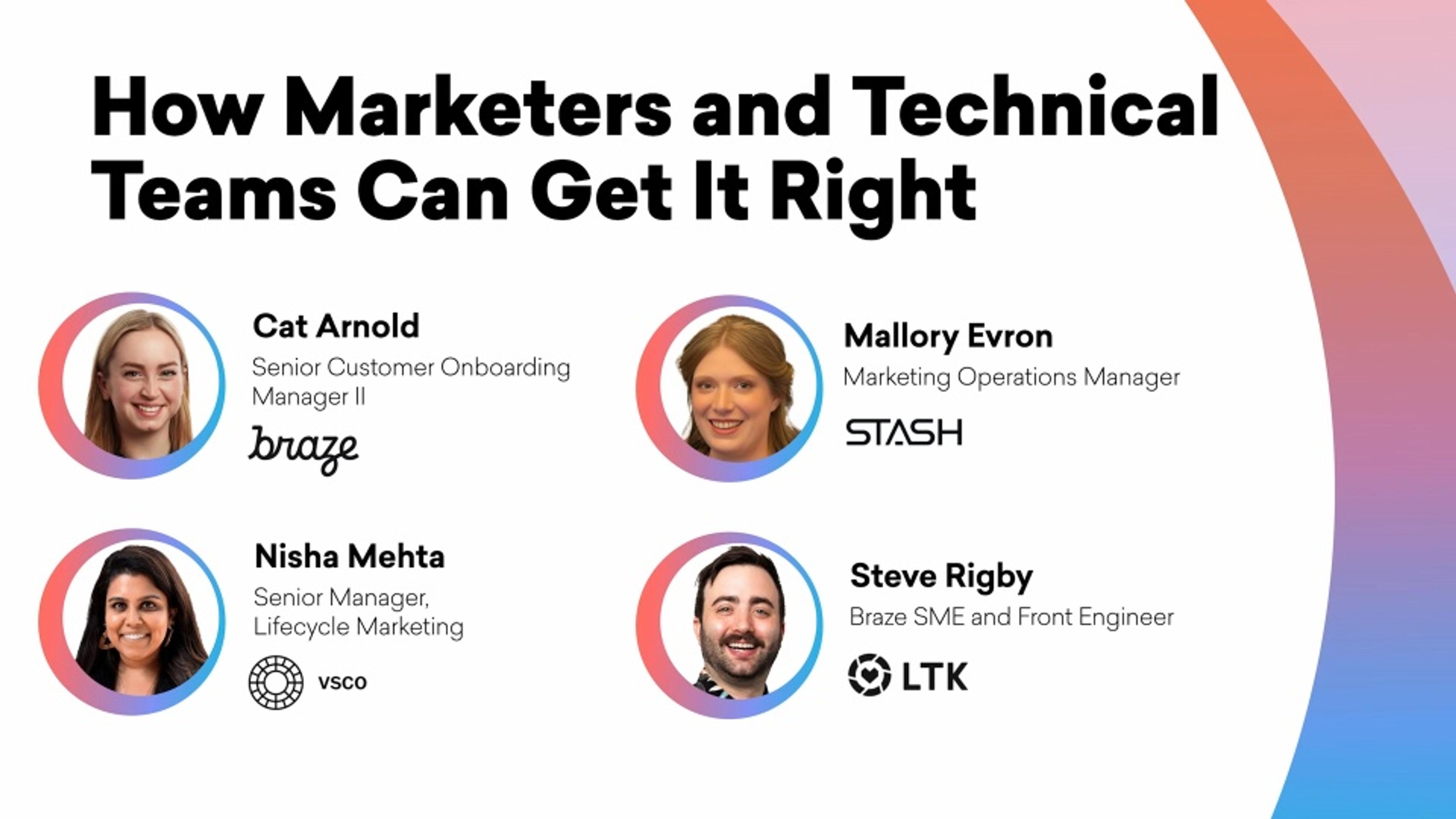 How Marketers and Technical Teams Can Get It Right