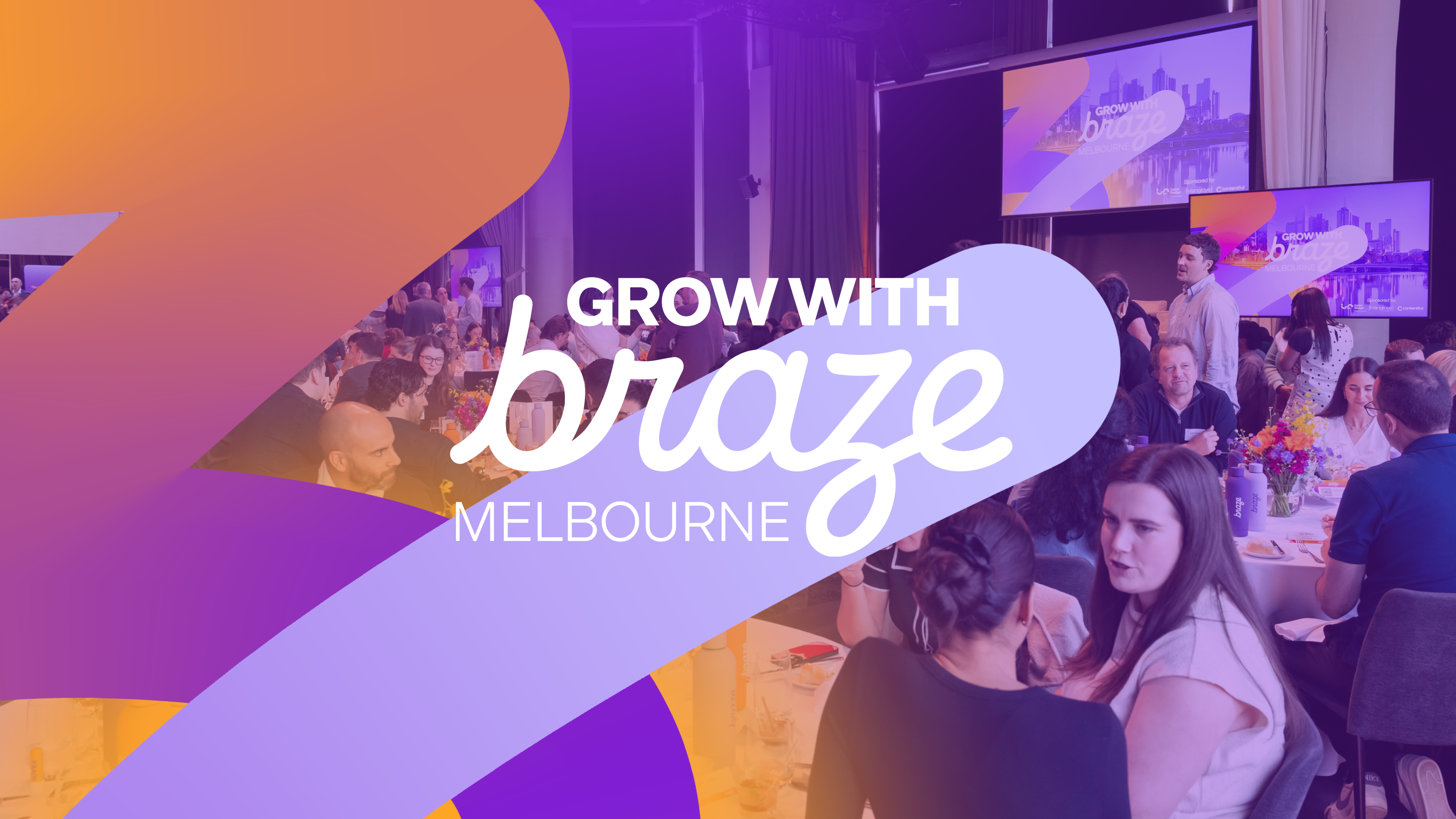 grow with braze melbourne poster