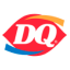 gros plan d'un logo dq sur fond blanc.