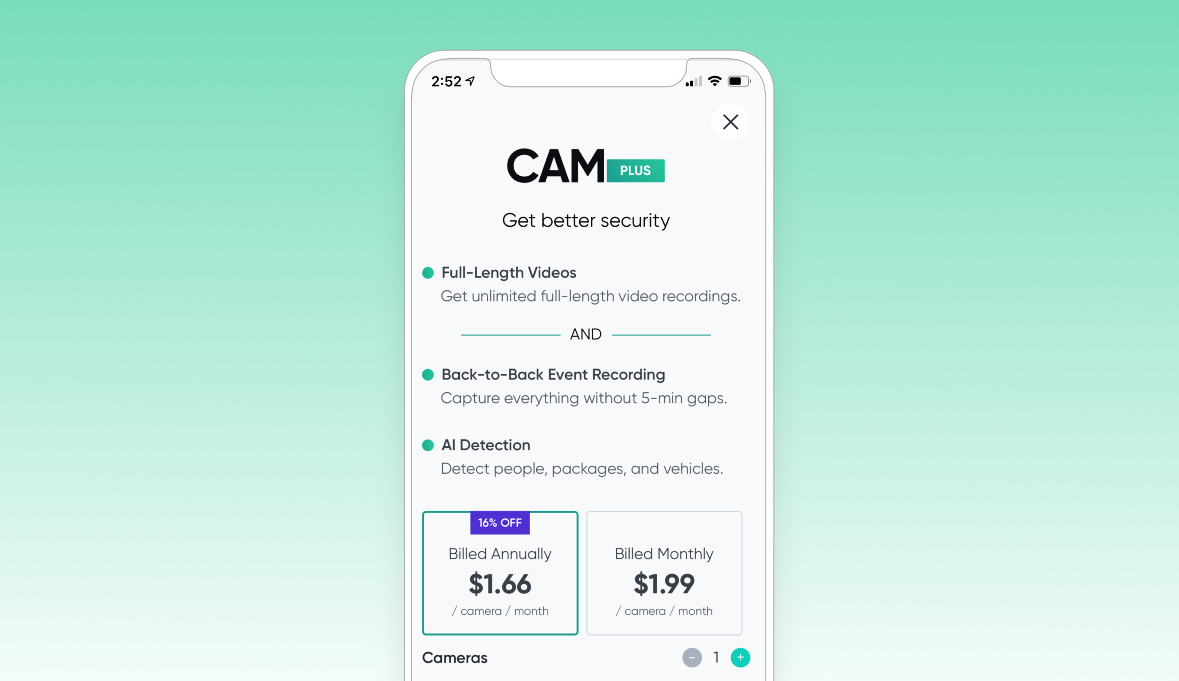 a phone with the wyze app