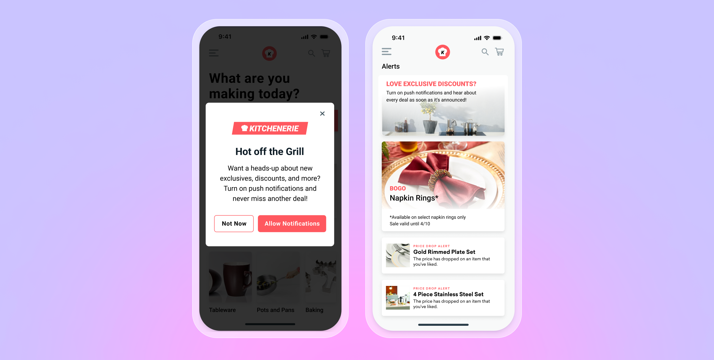 a screenshot of a target app that says what are you making today