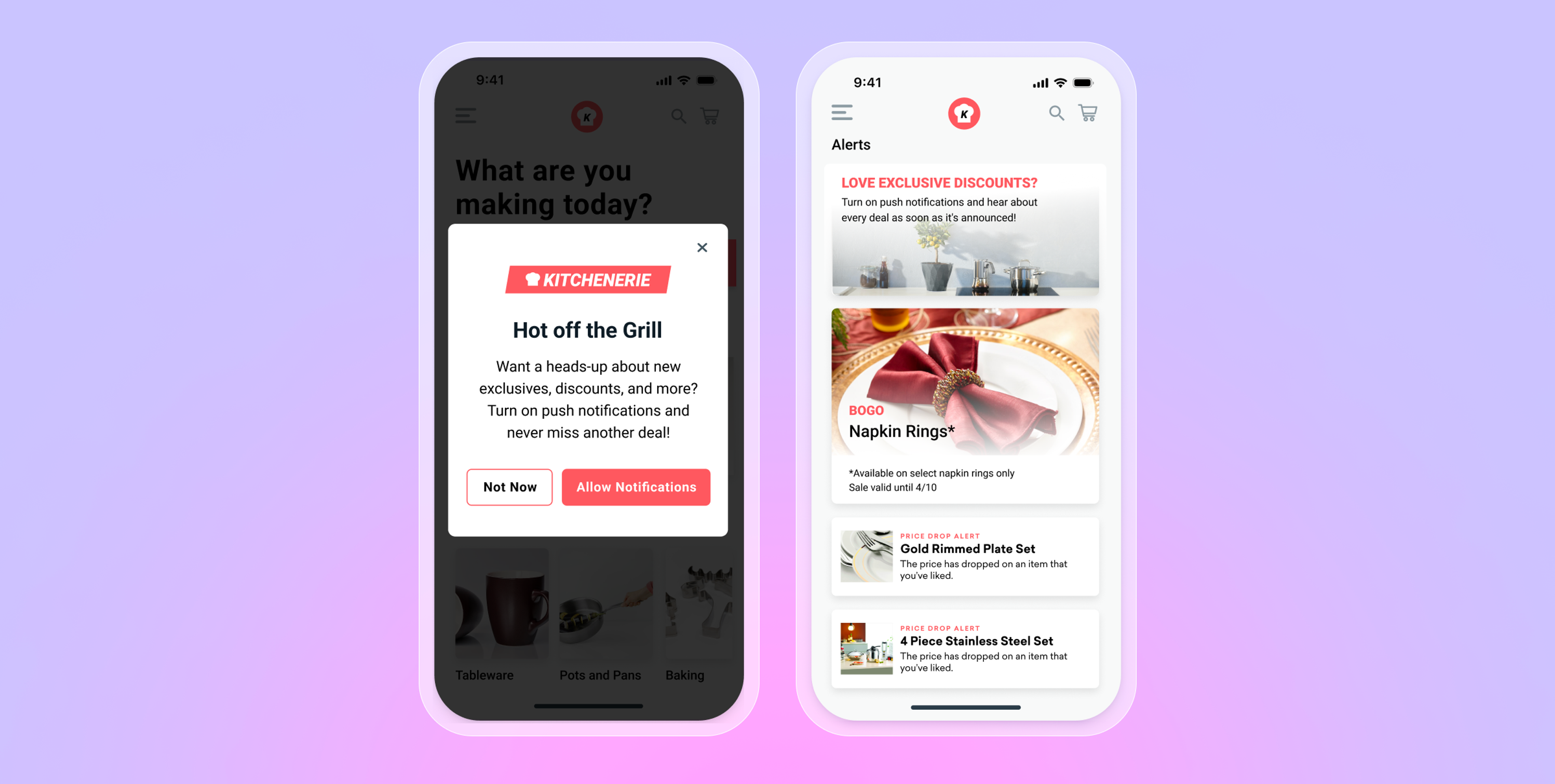 a screenshot of a target app that says what are you making today