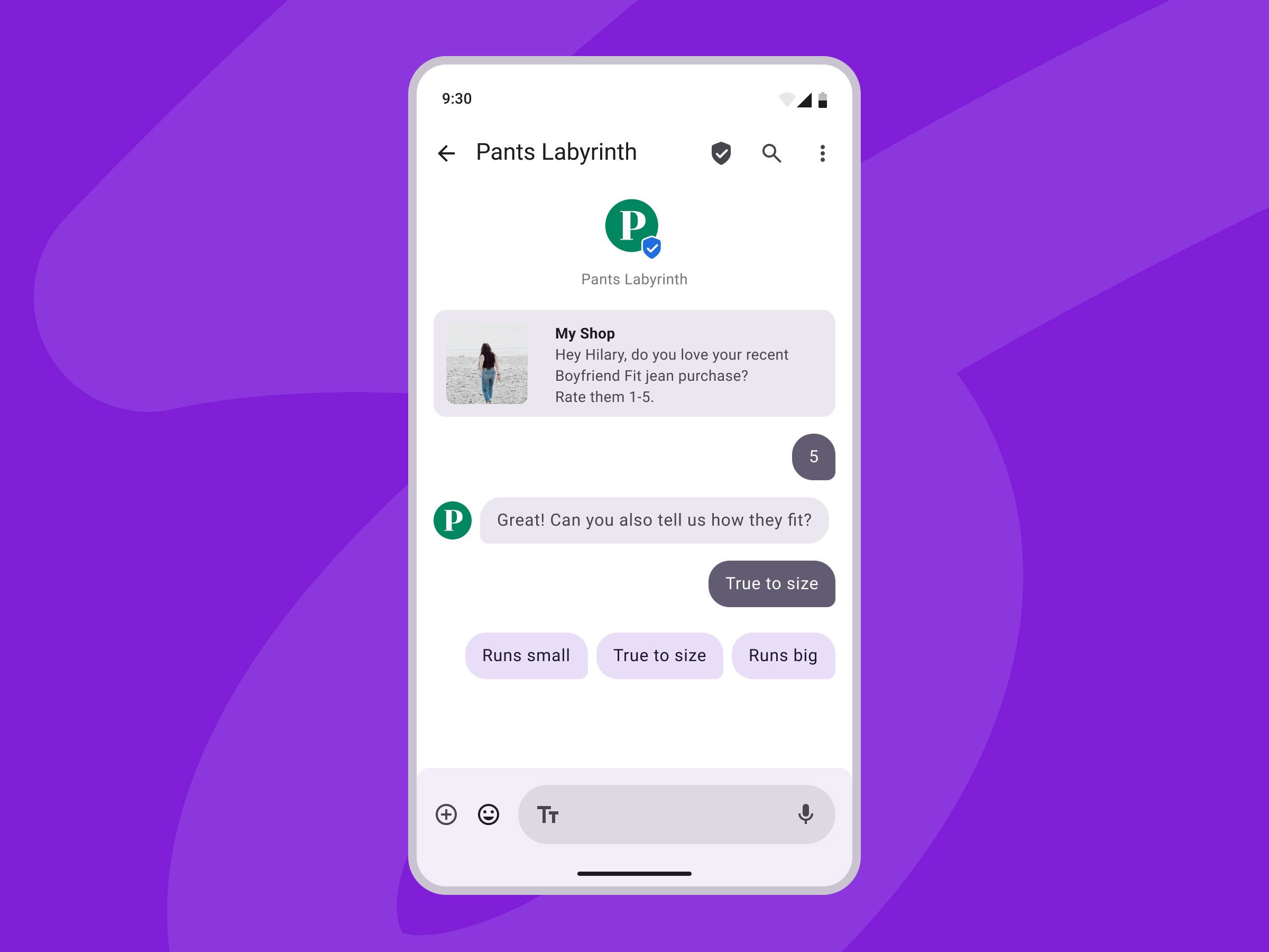 Un écran de téléphone montrant une conversion