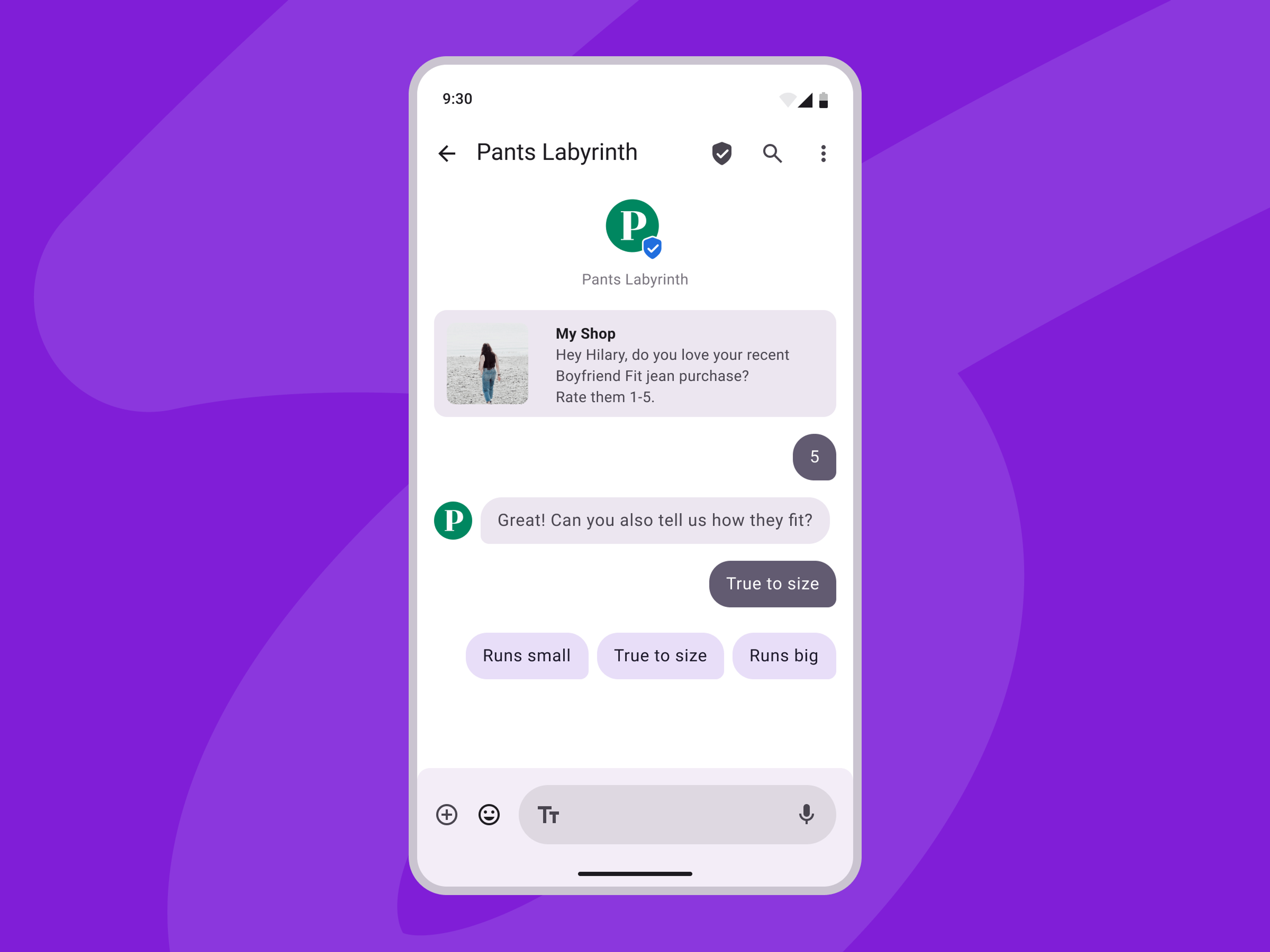 Un écran de téléphone montrant une conversion