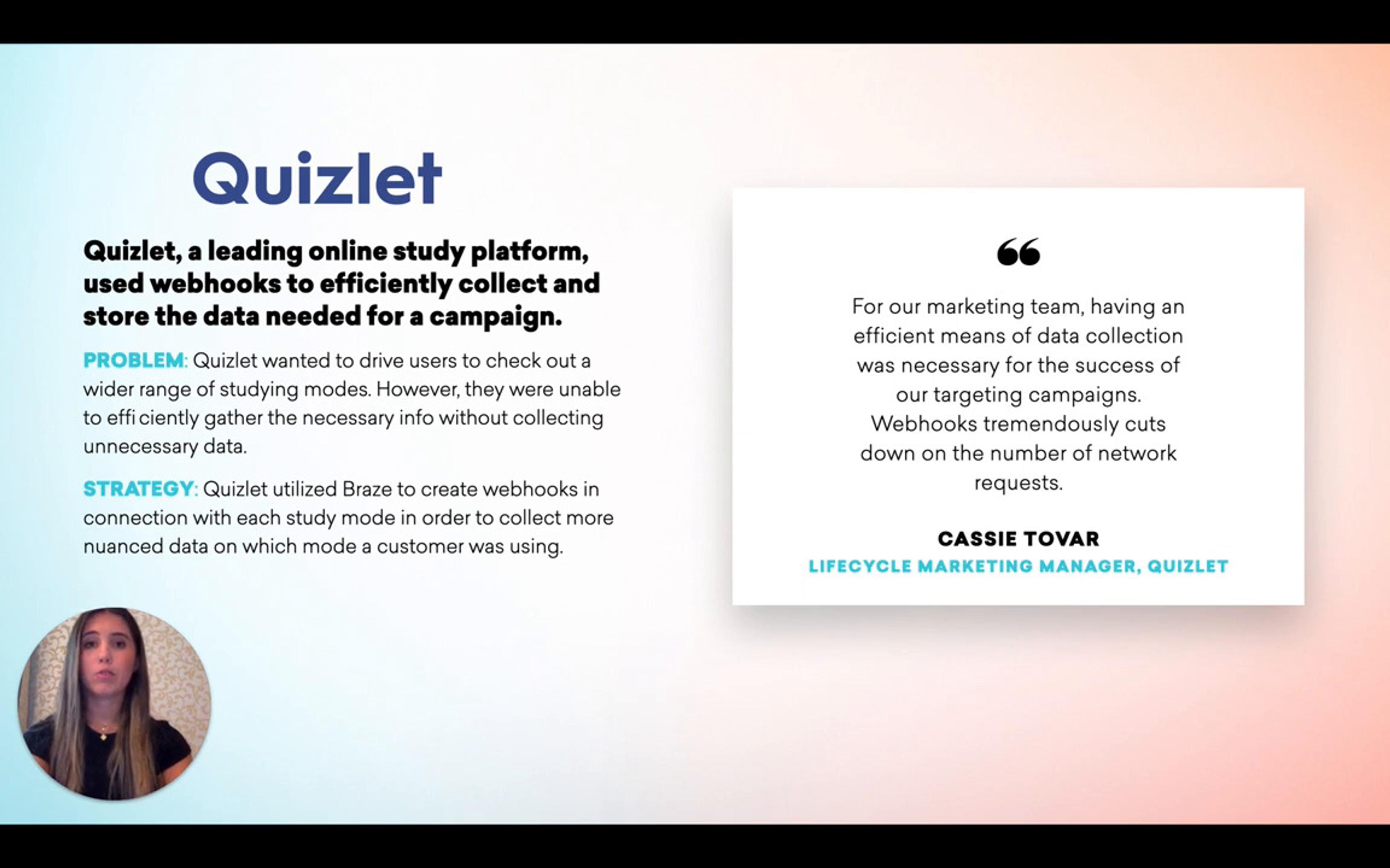 Testimonial-How Quizlet Used Braze To Optimize Their Data Collection
