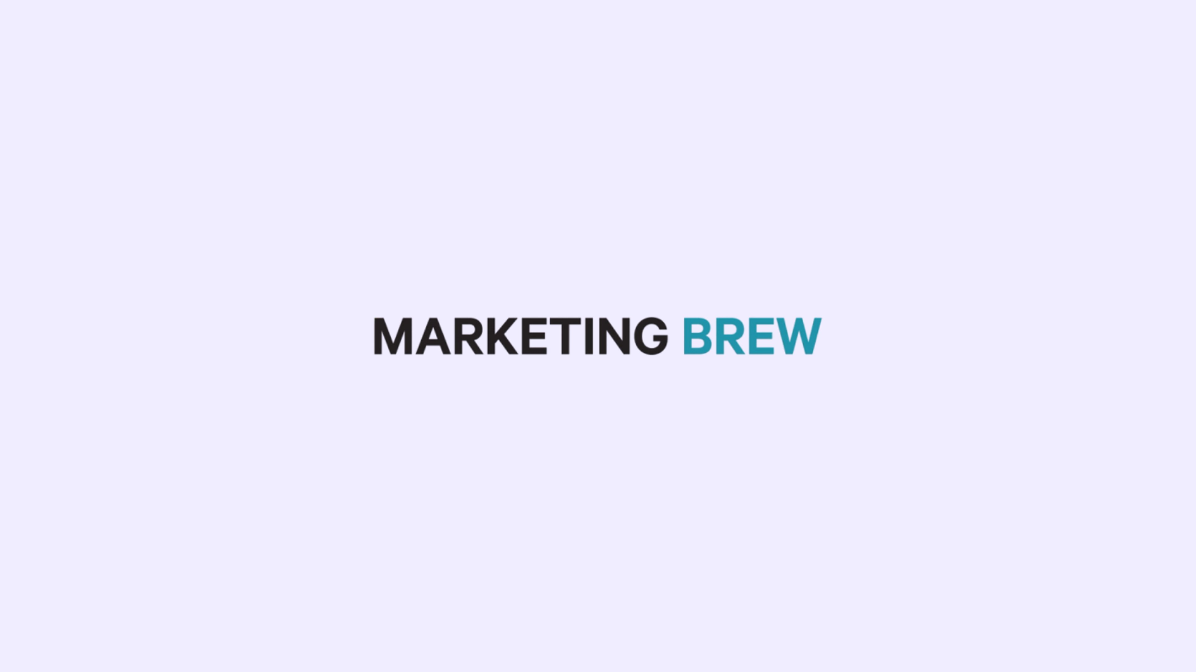 Marketing Brew logo