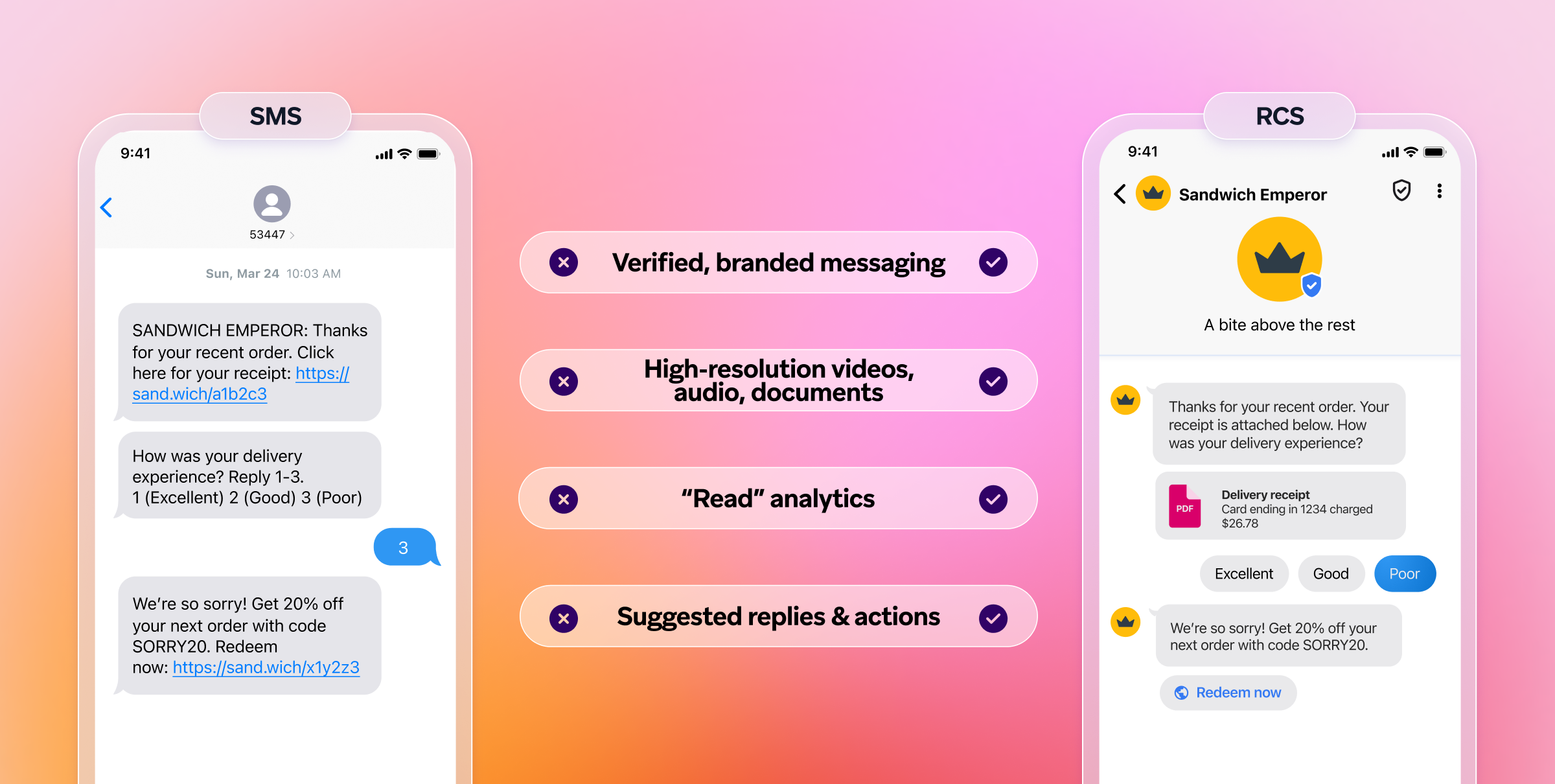 a screenshot of a sandwich emperor app on a phone