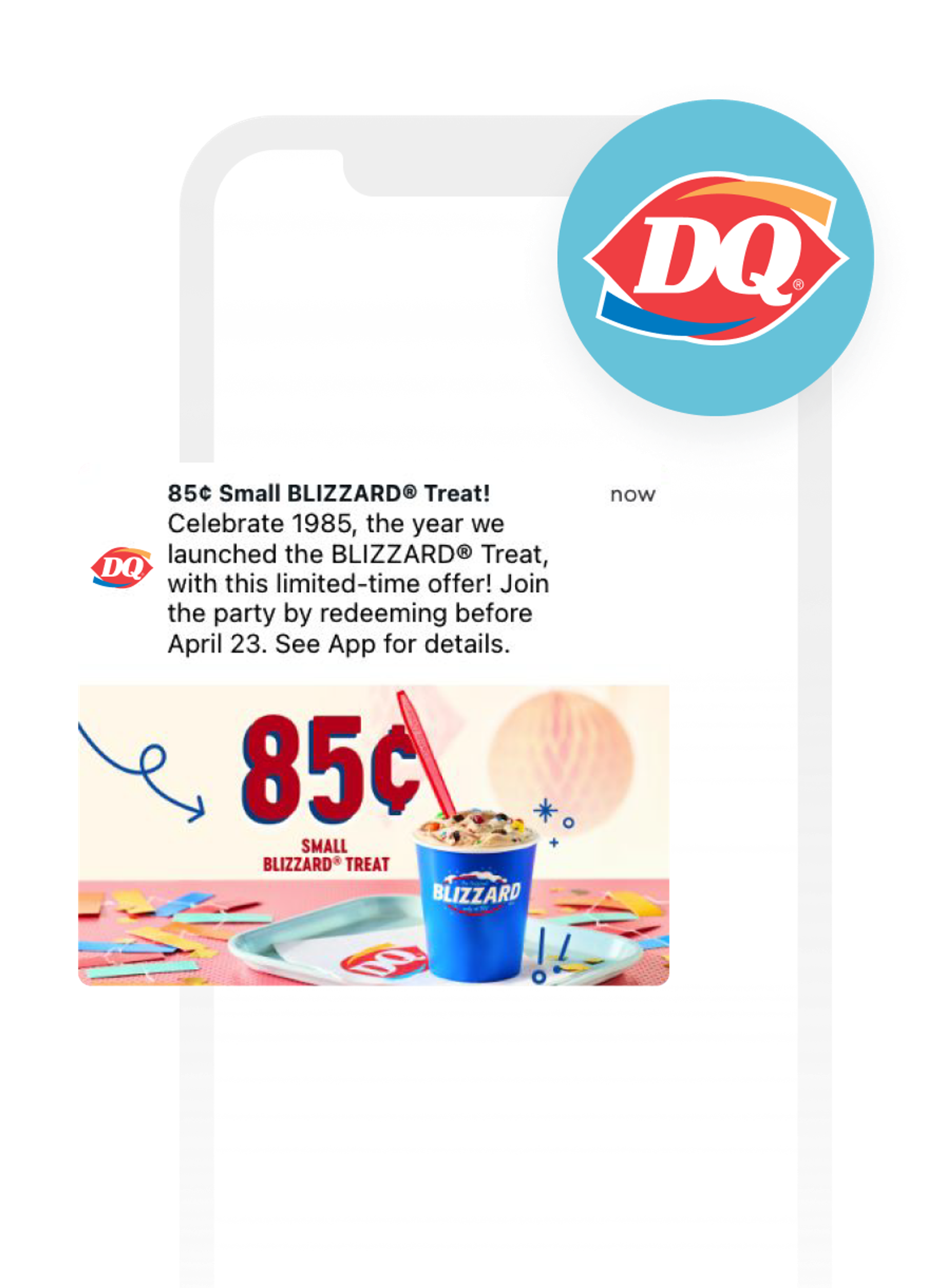American Dairy Queen Corporation Increases Revenue by 138% Within CRM Using $.85 BLIZZARD Treat Campaign