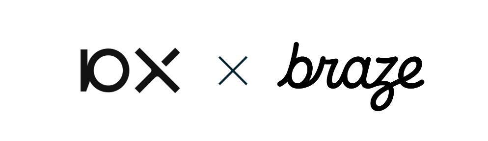 10XとBrazeのロゴが並んでいます。コラボレーションを示しています。