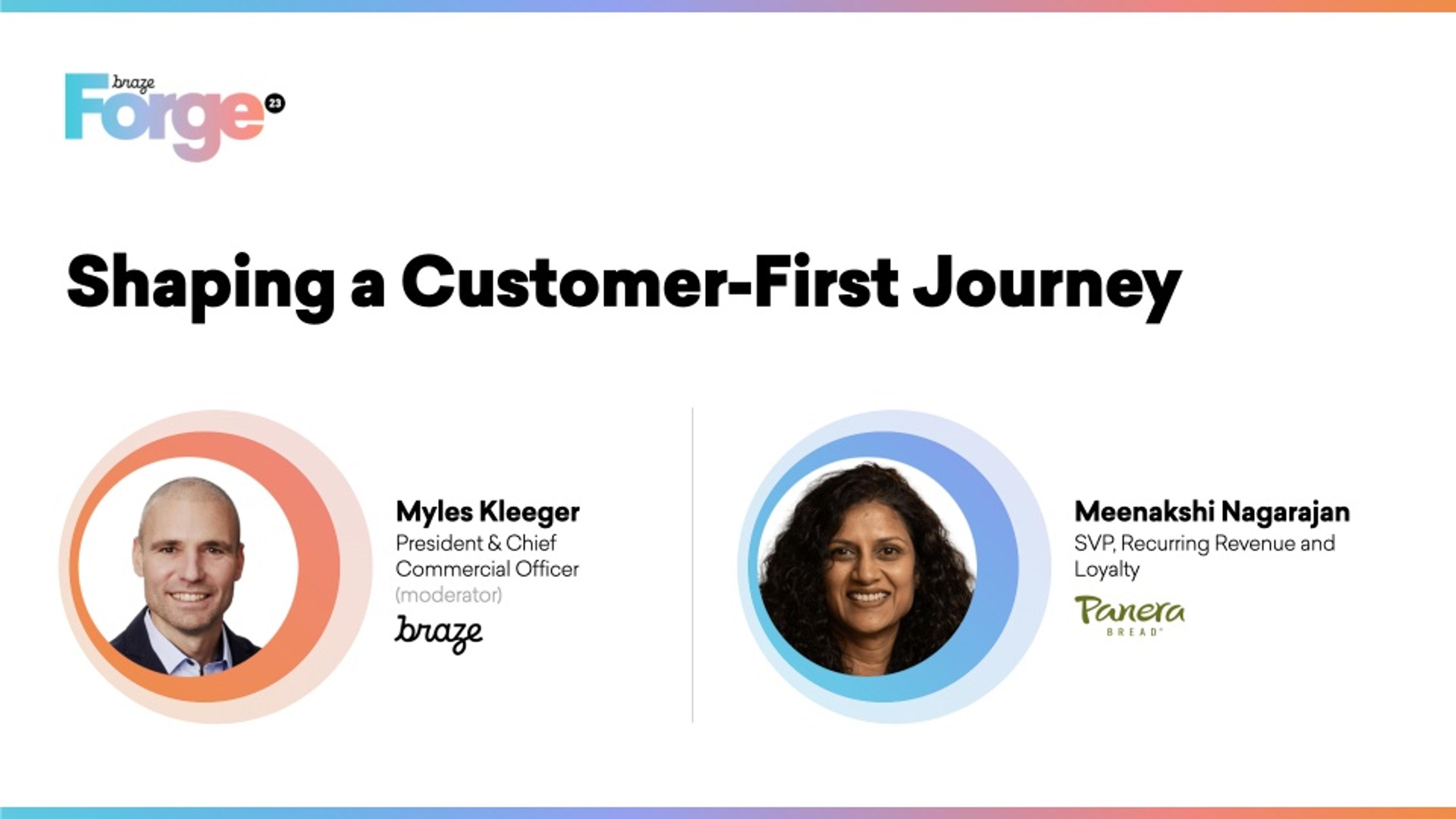 Shaping a Customer-First Journey