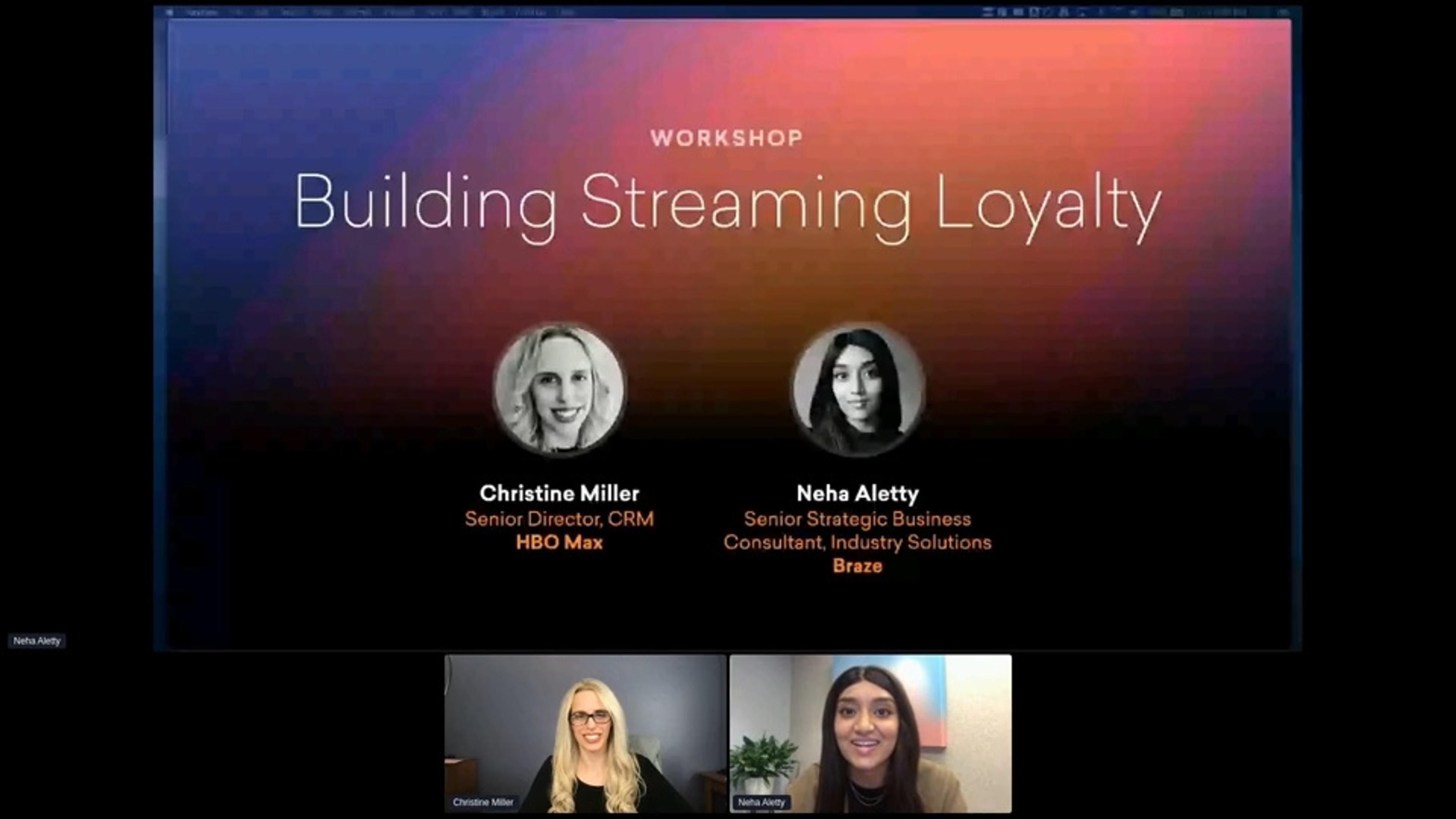 Building Streaming Loyalty