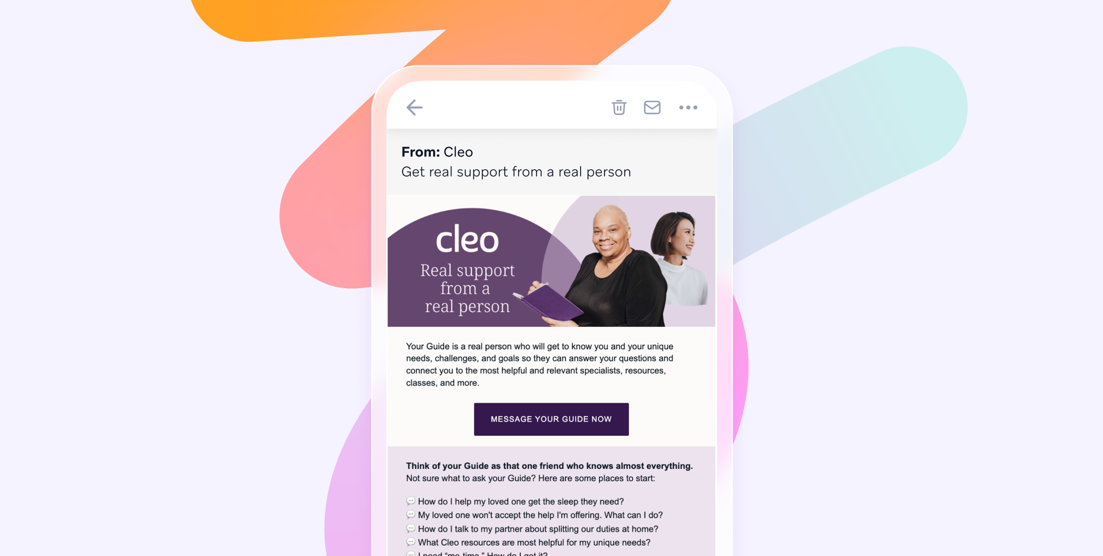 A message from Cleo