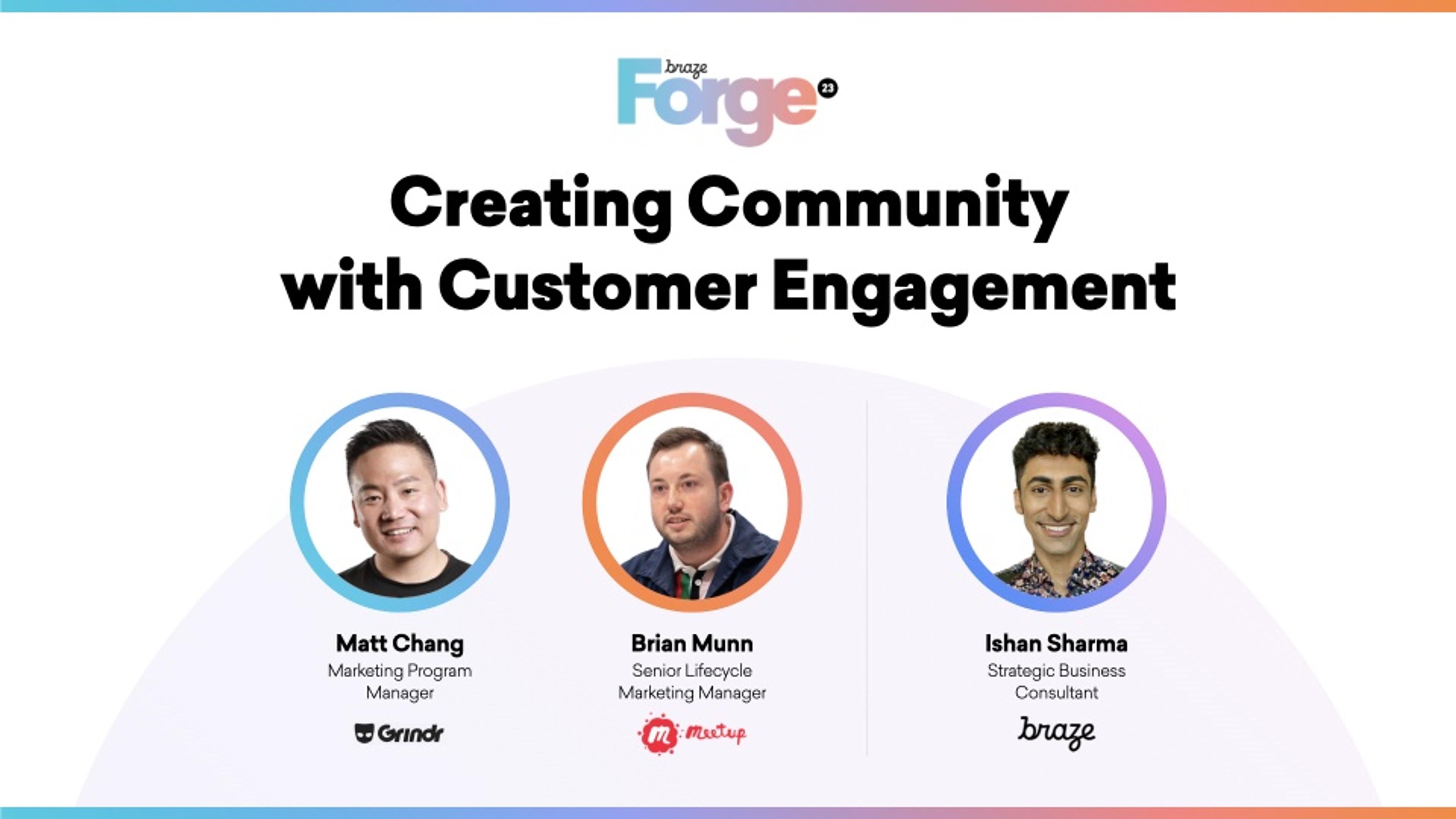 Creating Community with Customer Engagement