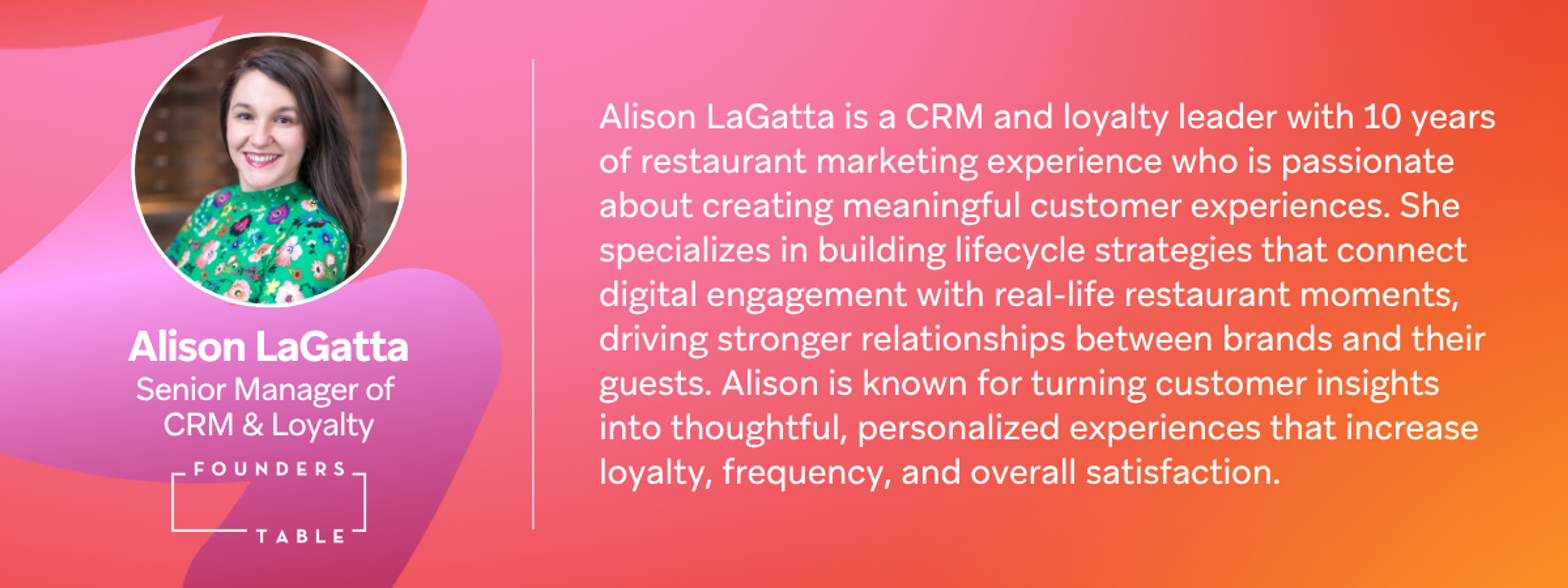 Bio of Alison LaGatta